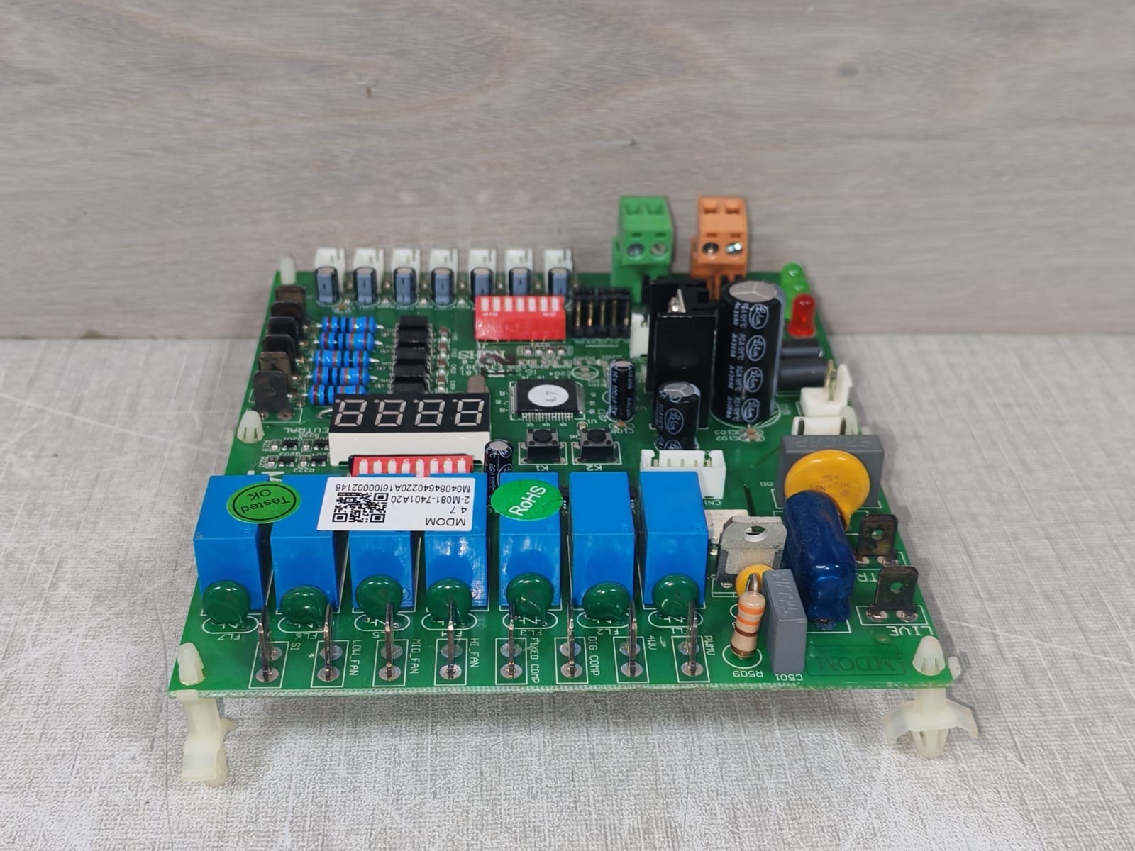 MCQUAY M081-7401A20 Mcquay M081 7401A20 MDOM VER1.4 2013.1.22 / MDOM 4.7 2 M081 7401A20 PCB Board 7