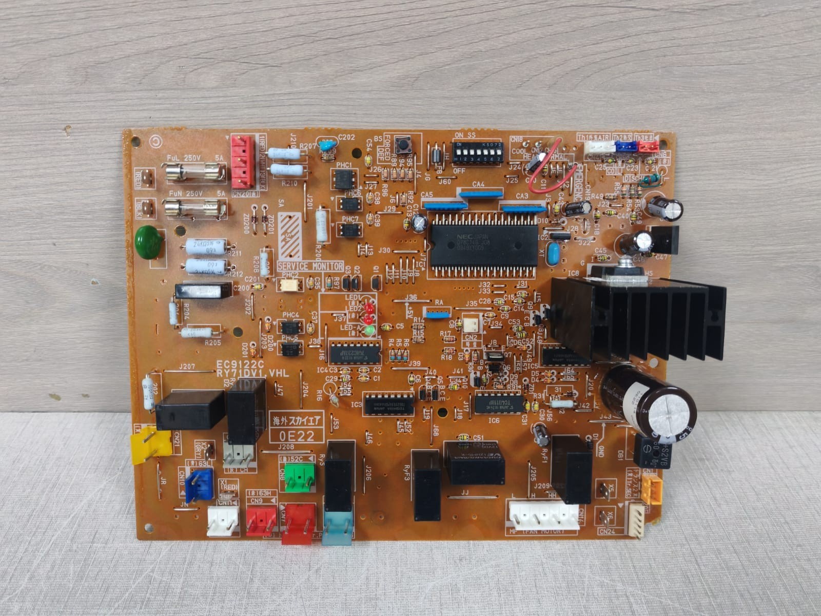 DAIKIN EC9122C RY71DV1.VHL PCB Board
