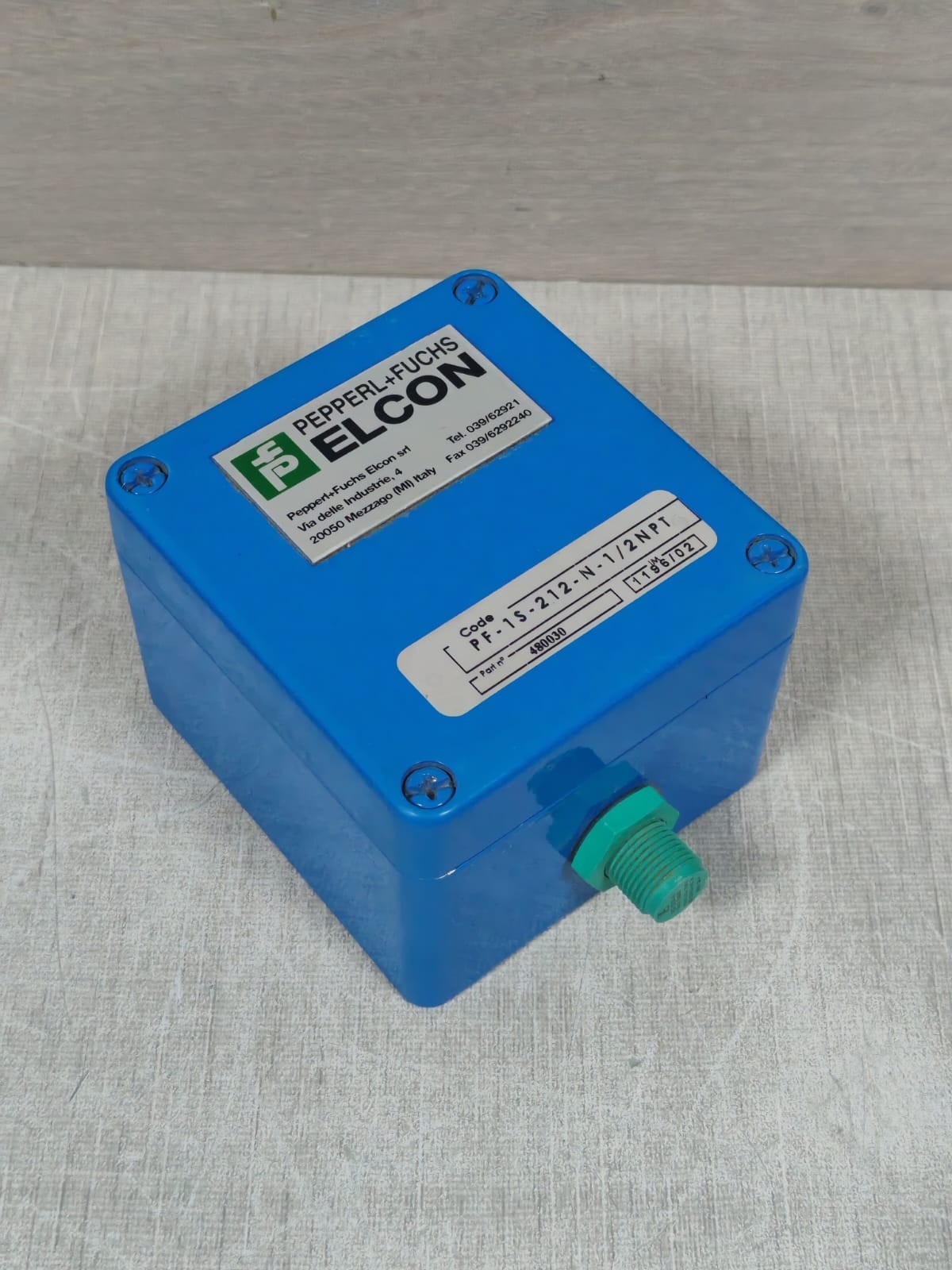 PEPPERL+FUCHS 480030 Pepperl+fuchs Elcon PF 1S 212 N 1/2 NPT 480030 5