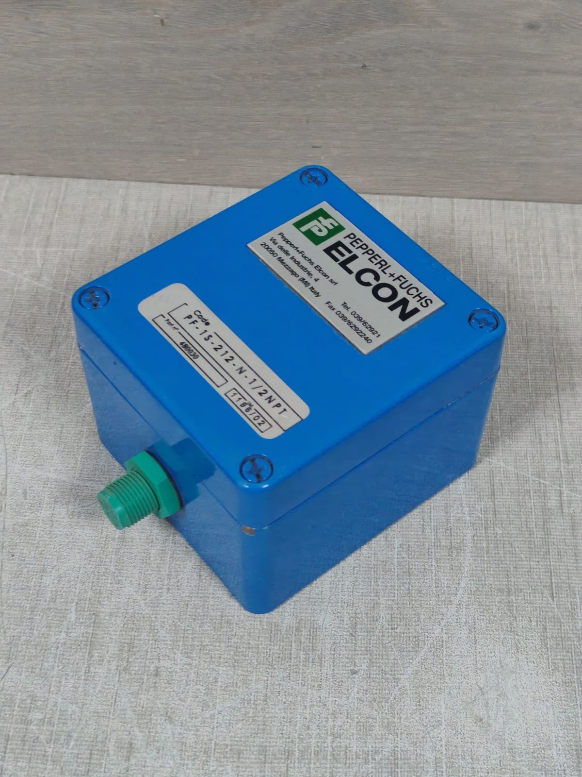 PEPPERL+FUCHS 480030 Pepperl+fuchs Elcon PF 1S 212 N 1/2 NPT 480030 6