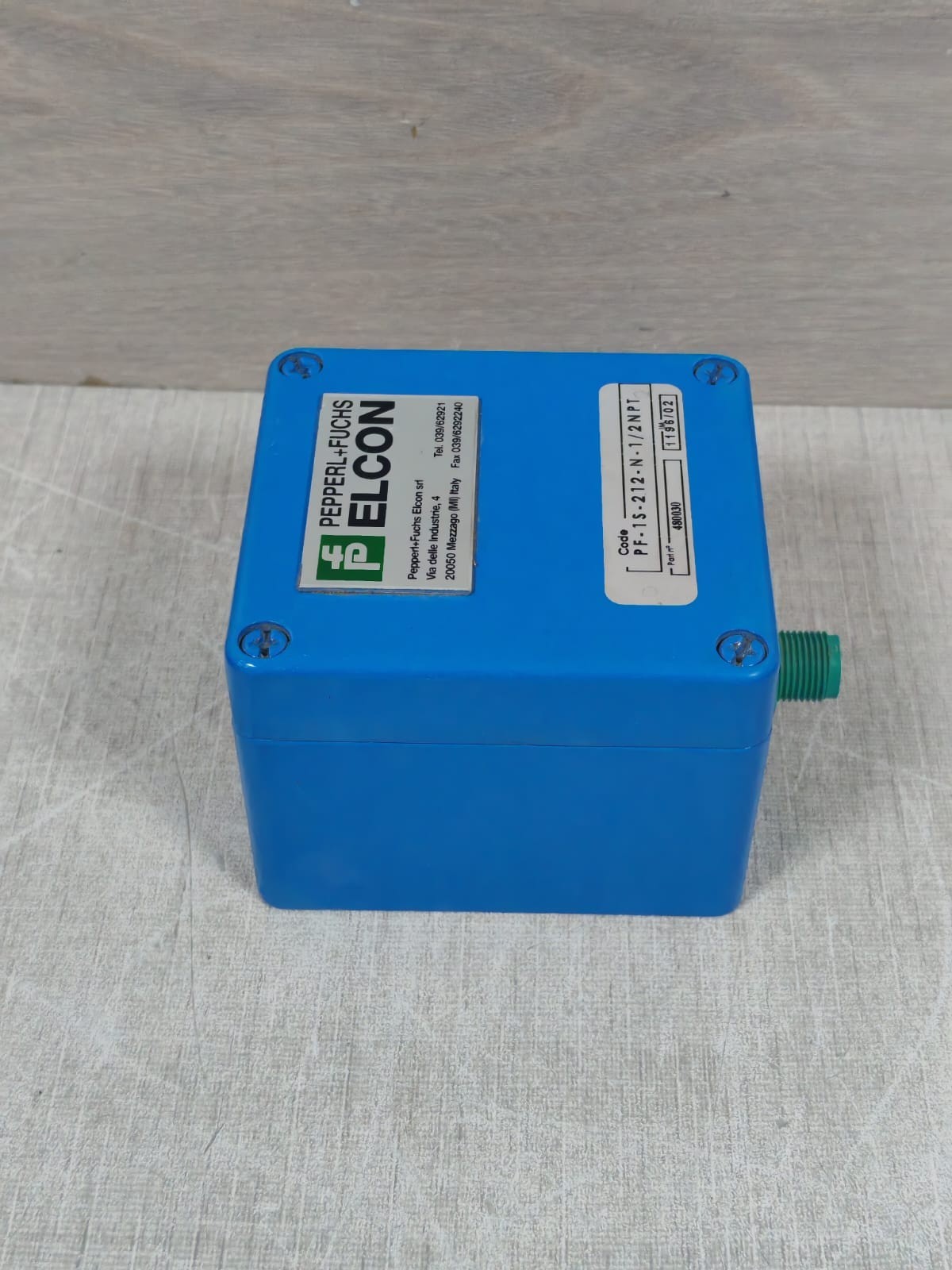 PEPPERL+FUCHS 480030 Pepperl+fuchs Elcon PF 1S 212 N 1/2 NPT 480030 8
