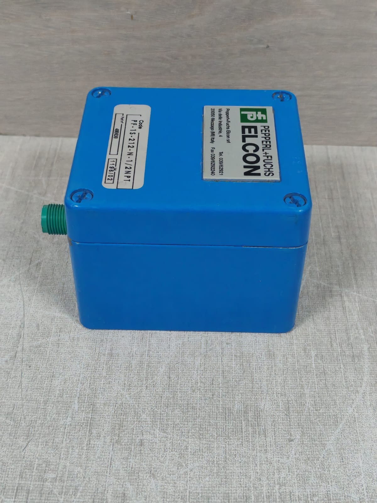 PEPPERL+FUCHS 480030 Pepperl+fuchs Elcon PF 1S 212 N 1/2 NPT 480030 9
