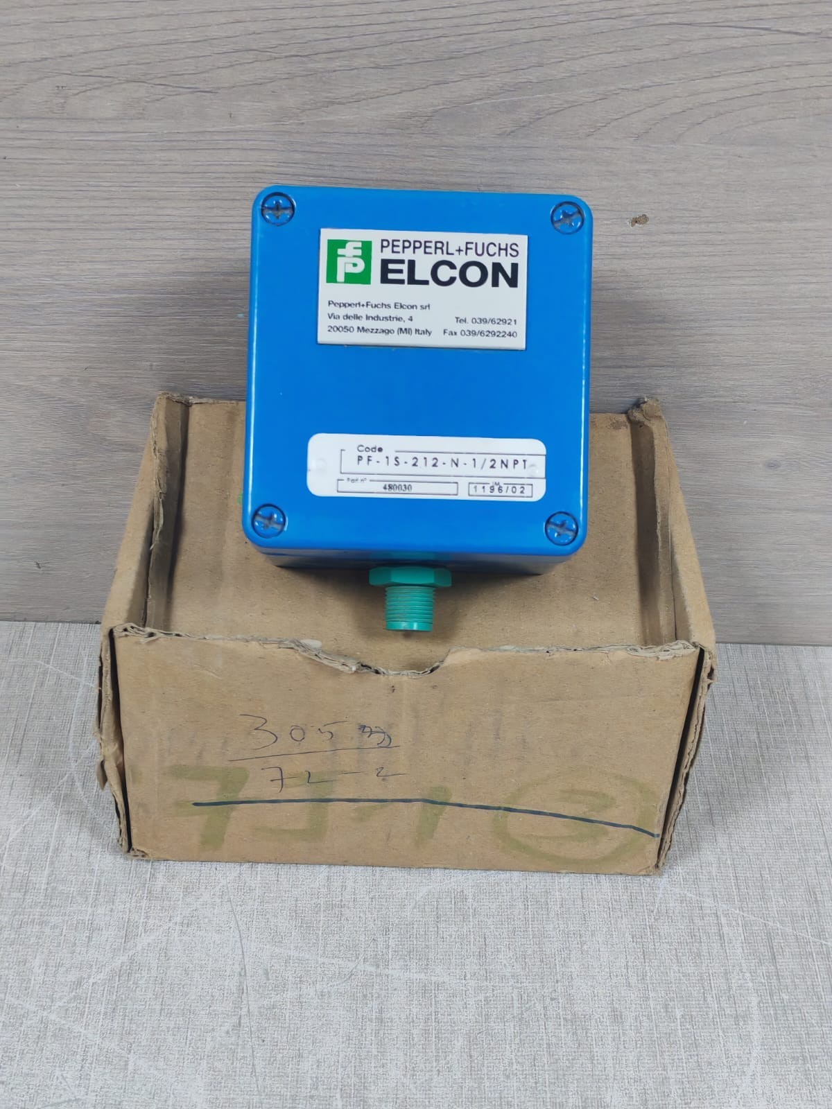 Pepperl+fuchs Elcon PF 1S 212 N 1/2 NPT 480030