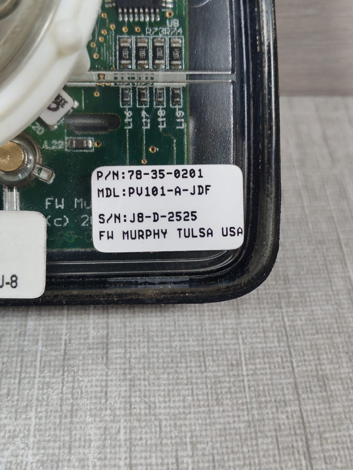 POWERVIEW MURPHY 7835201 RE538536 Powerview Murphy Clarke PV101 A JDF P/N:7835201 RE538536 Display Meter 9