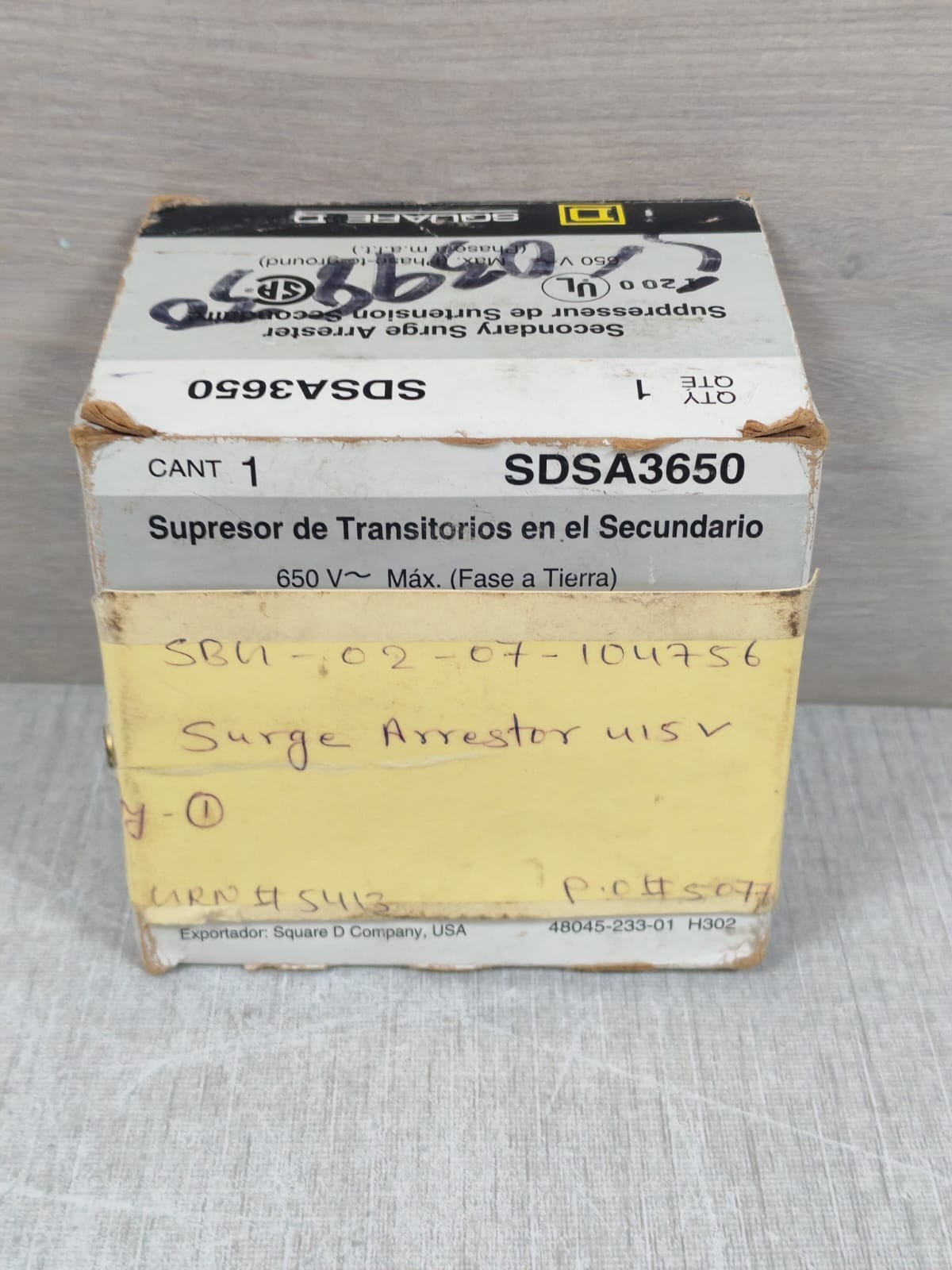Square D SDSA3650 Square D SDSA3650 Secondary Surge Arrester 10