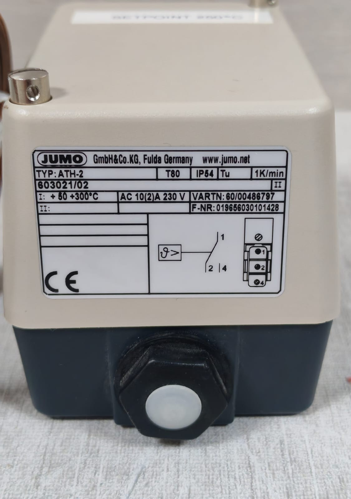JUMO ATH-2 JUMO ATH-2 603021/02 SURFACE-MOUNTED THERMOSTAT 8