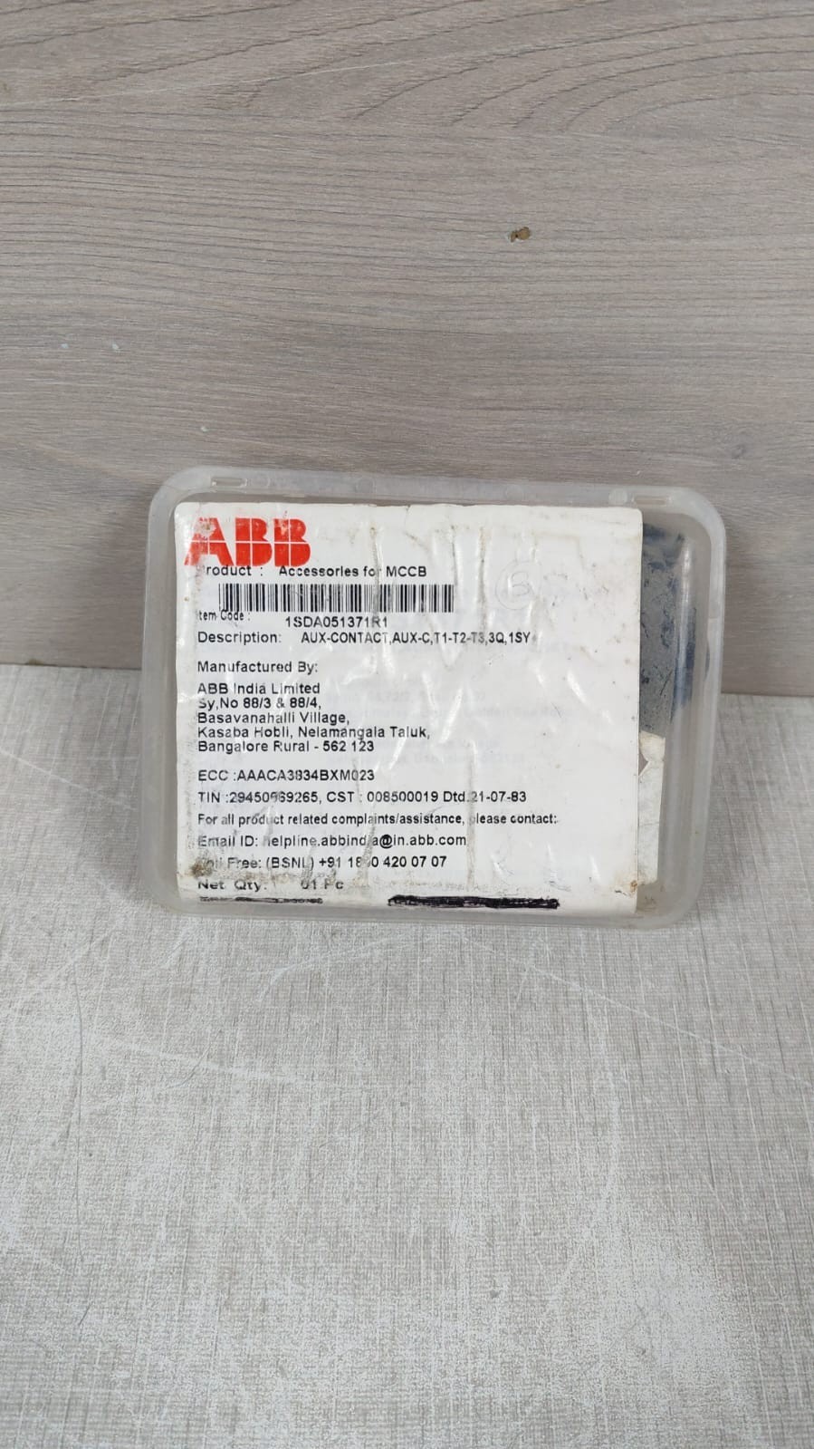 ABB 1SDA051371R1 ABB 1SDA051371R1 AUXILIARY CONTACT 2