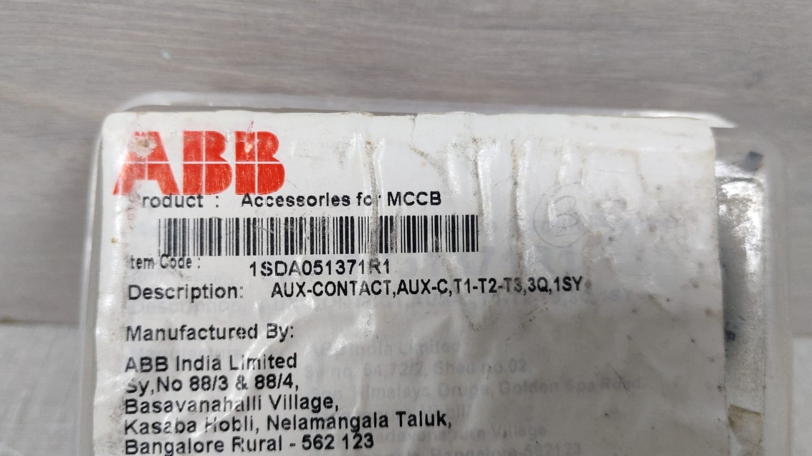 ABB 1SDA051371R1 ABB 1SDA051371R1 AUXILIARY CONTACT 3