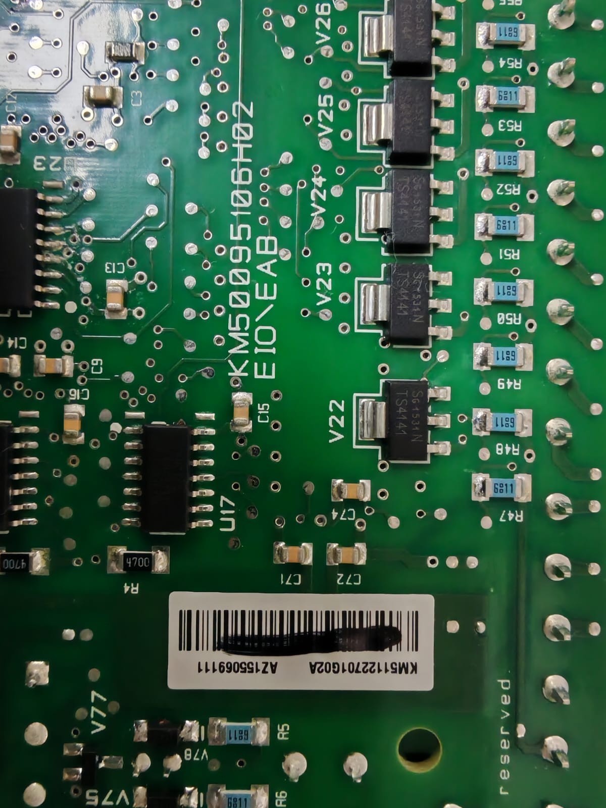 KONE KM50095106H02 KONE Escalator Parts KM50095106H02 EIO/EAB Main Board 6