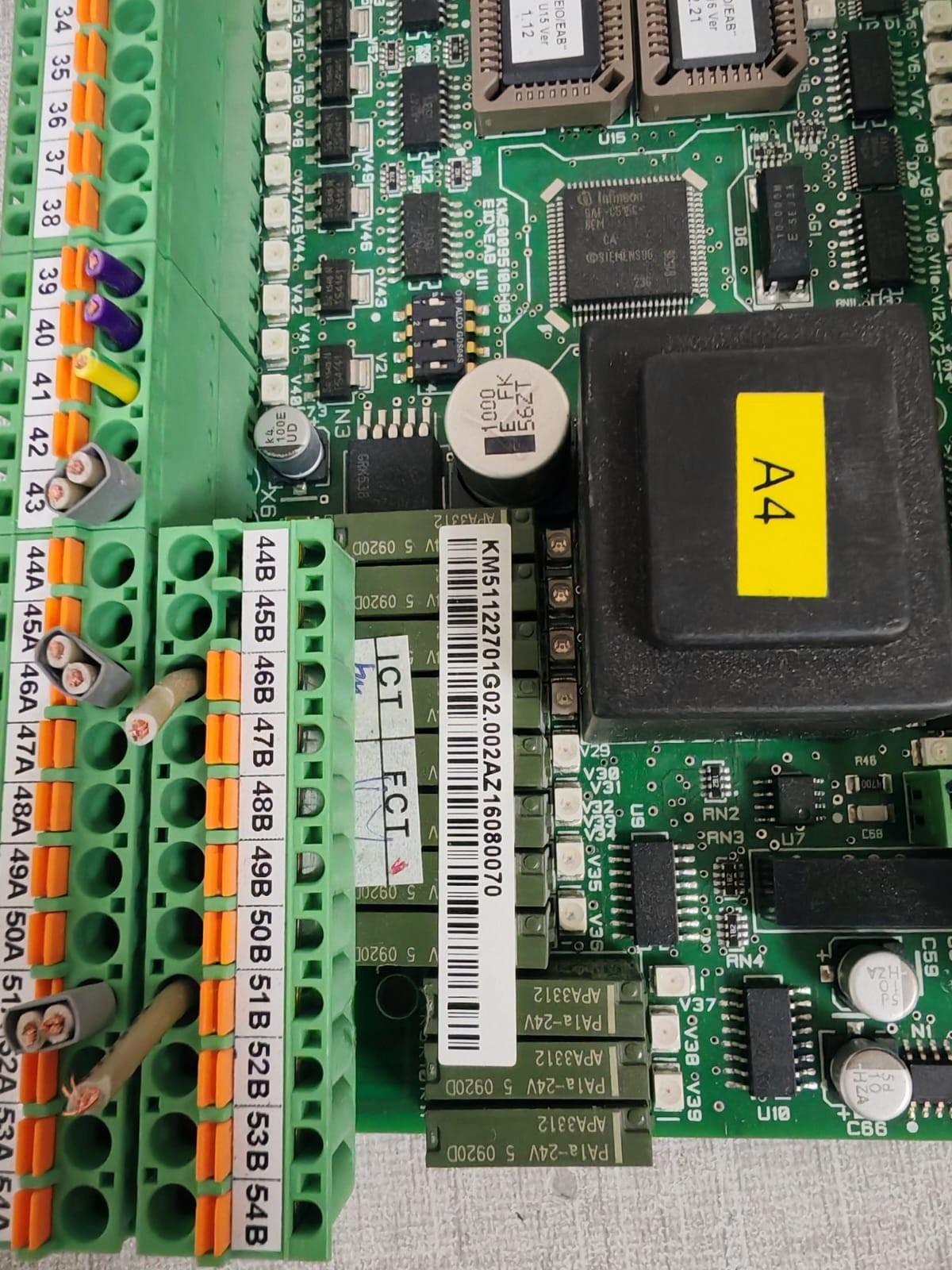 KONE KM50095106H03 KONE Escalator Parts KM50095106H03 EIO/EAB Main Board 8