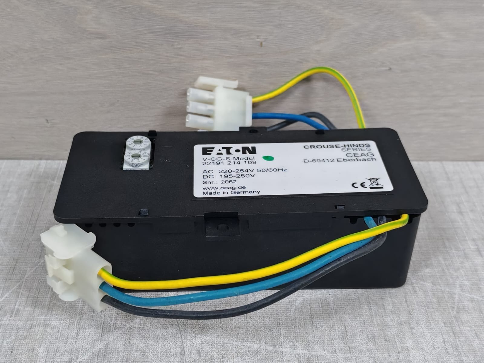 CROUSE-HINDS By EATON 22191 214 109 CROUSE-HINDS By EATON V-CG-S 22191 214 109 Battery Module For Exit V-CG-S 3