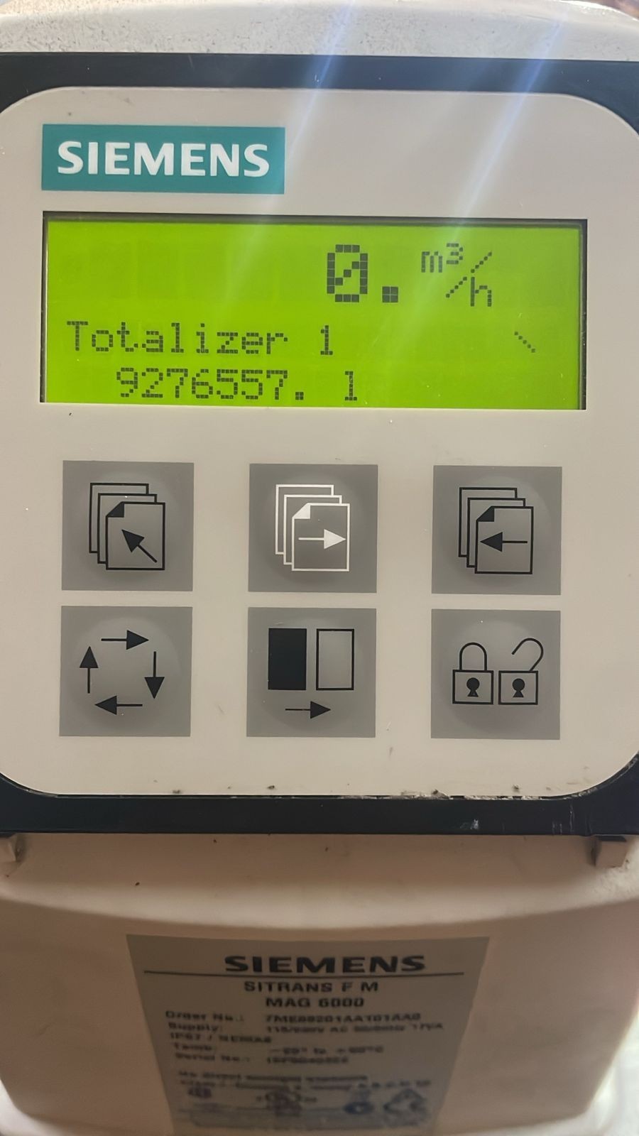 Siemens 7ME69201AA101AA0 SIEMENS SITRANS F M MAG 6000 7ME69201AA101AA0 FLOW METER 2