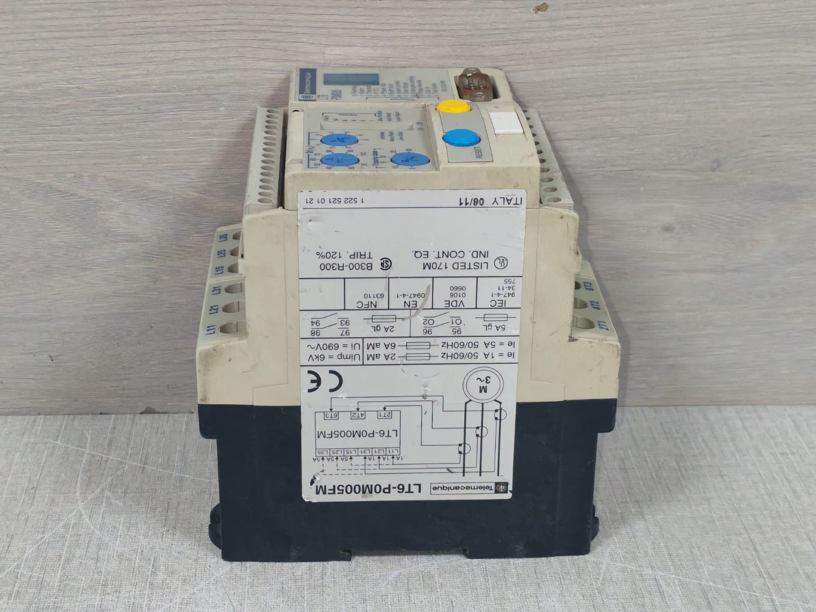 Telemecanique LT6-P0M005FM TELEMECANIQUE LT6-P0M005FM Protection Relay Module 5
