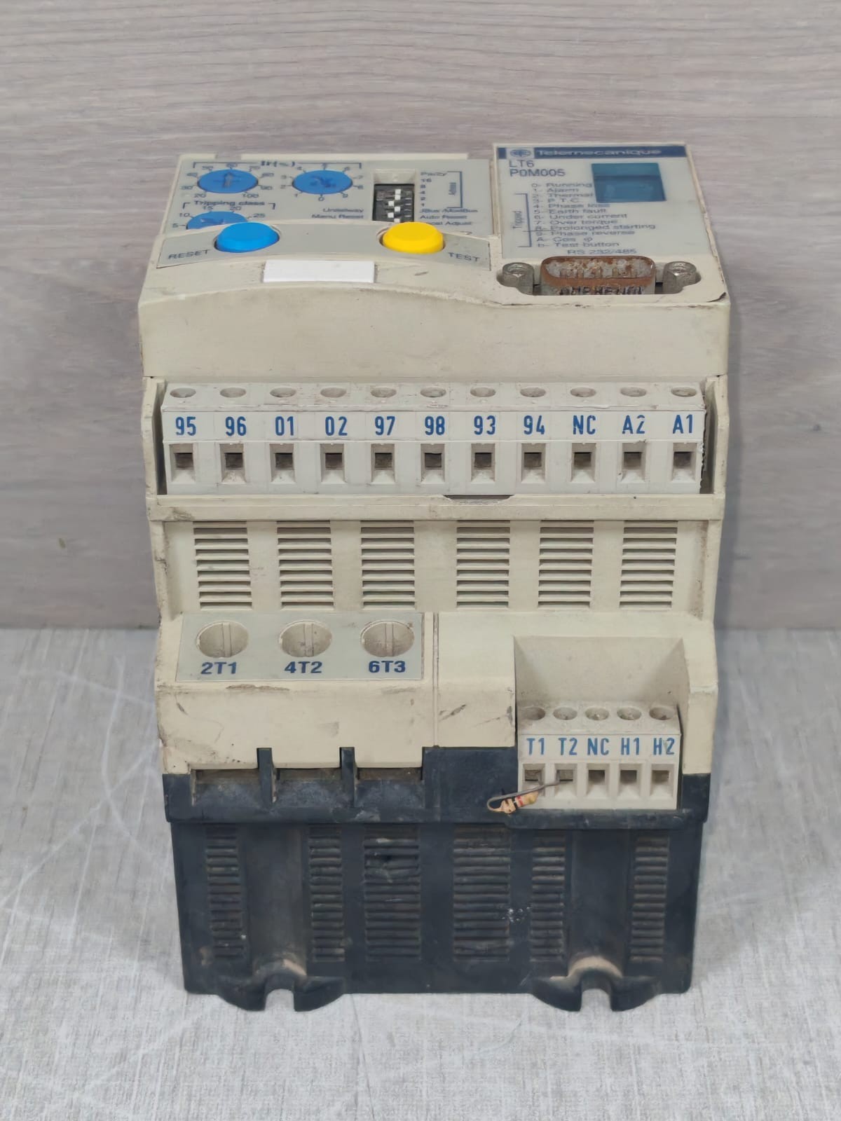 Telemecanique LT6-P0M005FM TELEMECANIQUE LT6-P0M005FM Protection Relay Module 8