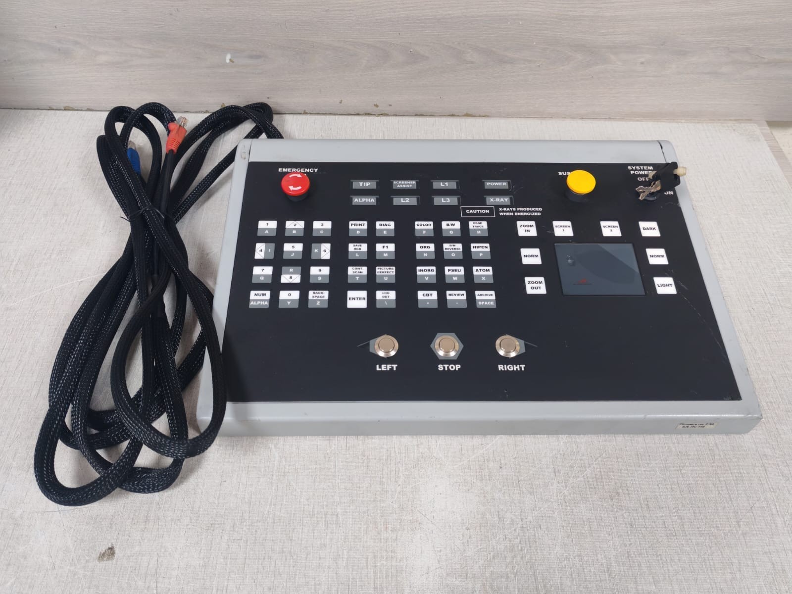 INSPECTION SYSTEMS HC-143 F/W 2.3A INSPECTION SYSTEMS FOR LUGGAGE CHECKPOINT SECURITY HC-143 F/W 2.3A 2