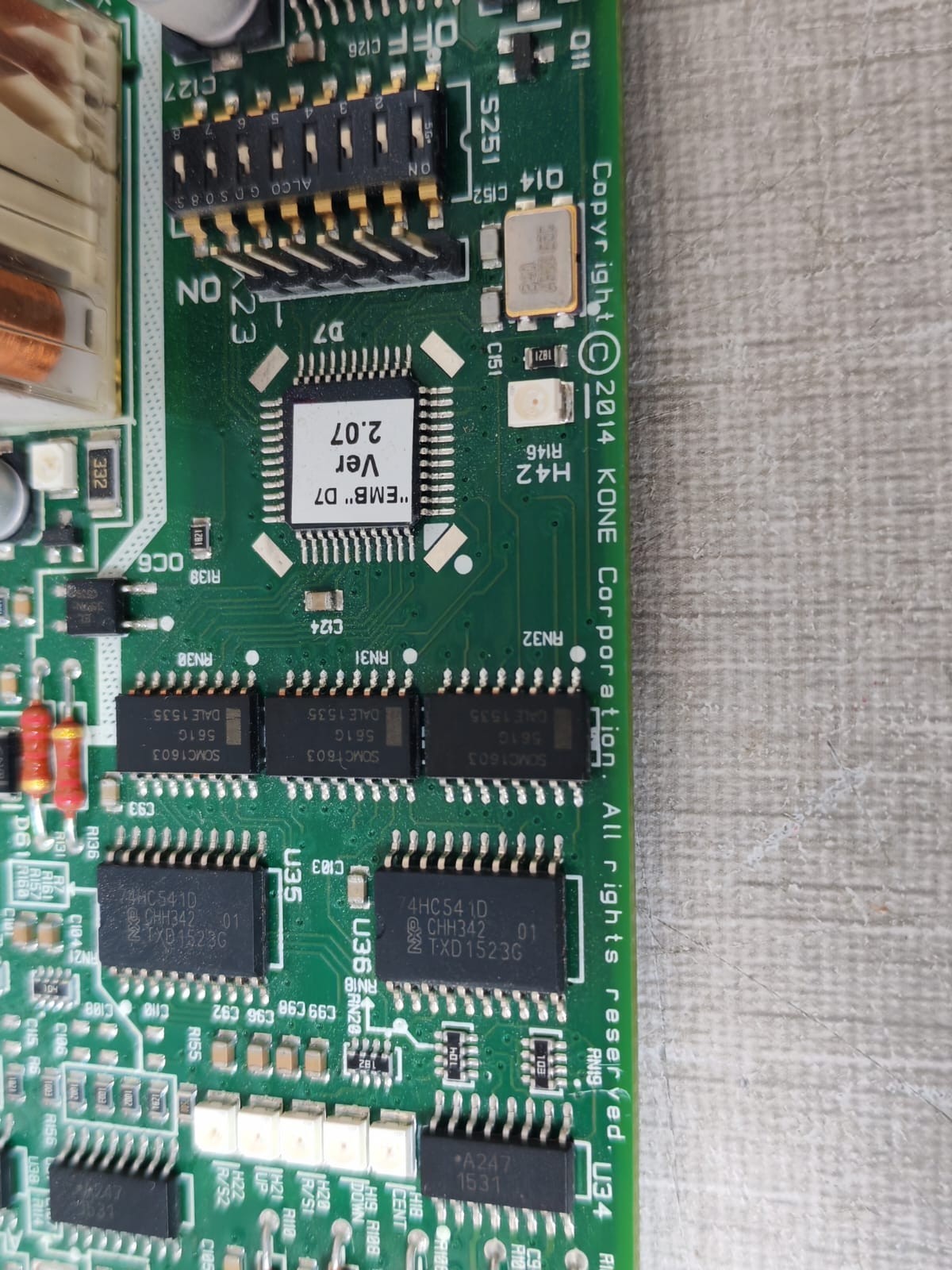 KONE KM51070342G05 KONE KM51070342G05 Escalator Main Board 8