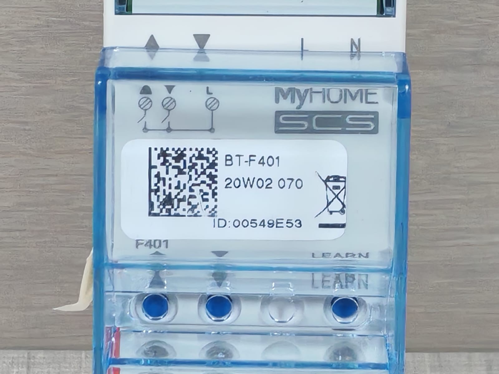 Legrand BTICINO F401 Legrand BTICINO MyHome SCS F401 2 MOD DIN Module Actuator 3