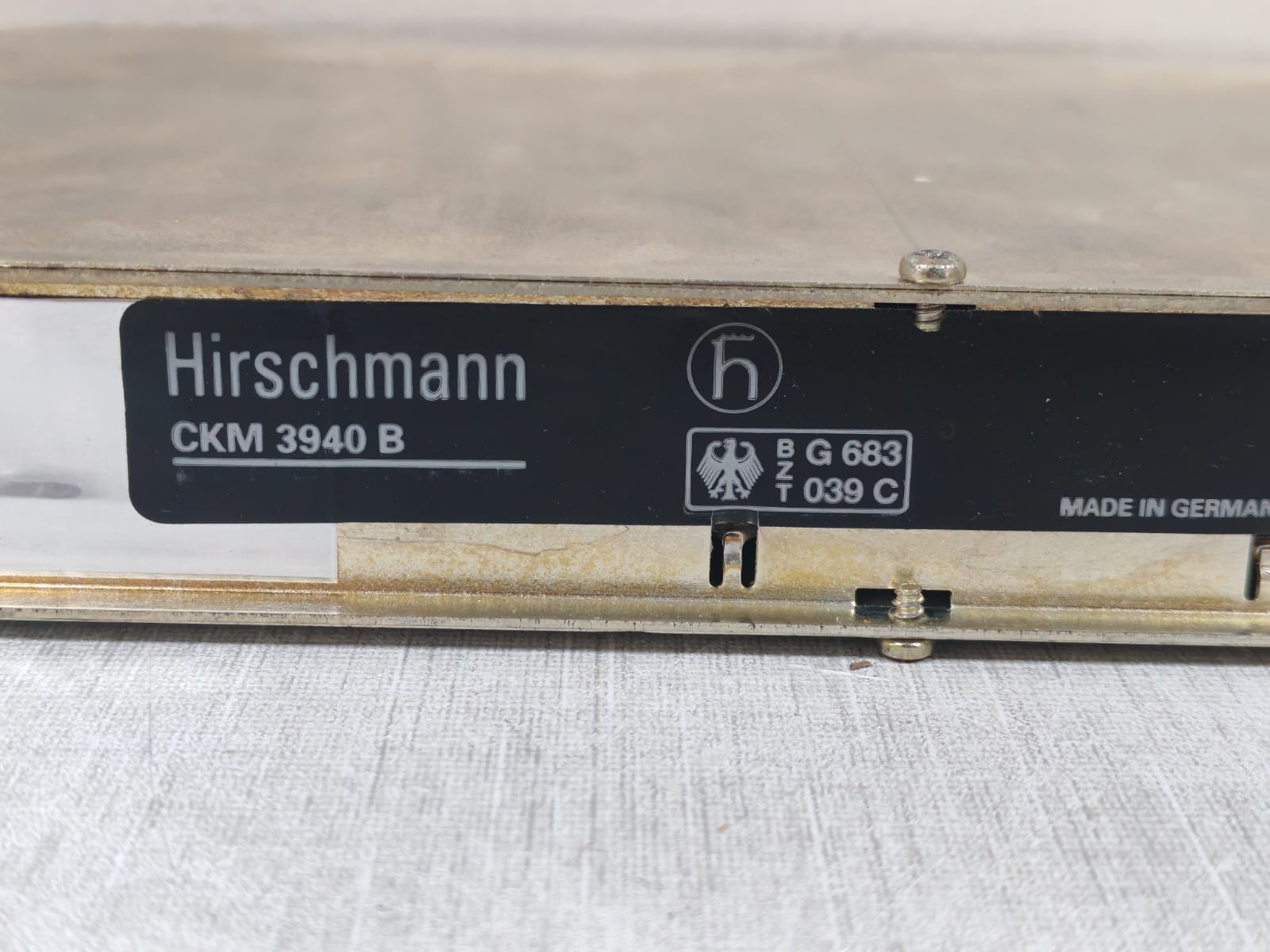 Hirschmann CKM-3940 HIRSCHMANN CKM 3940 B FROM HIRSCHMANN CSE 3000 6