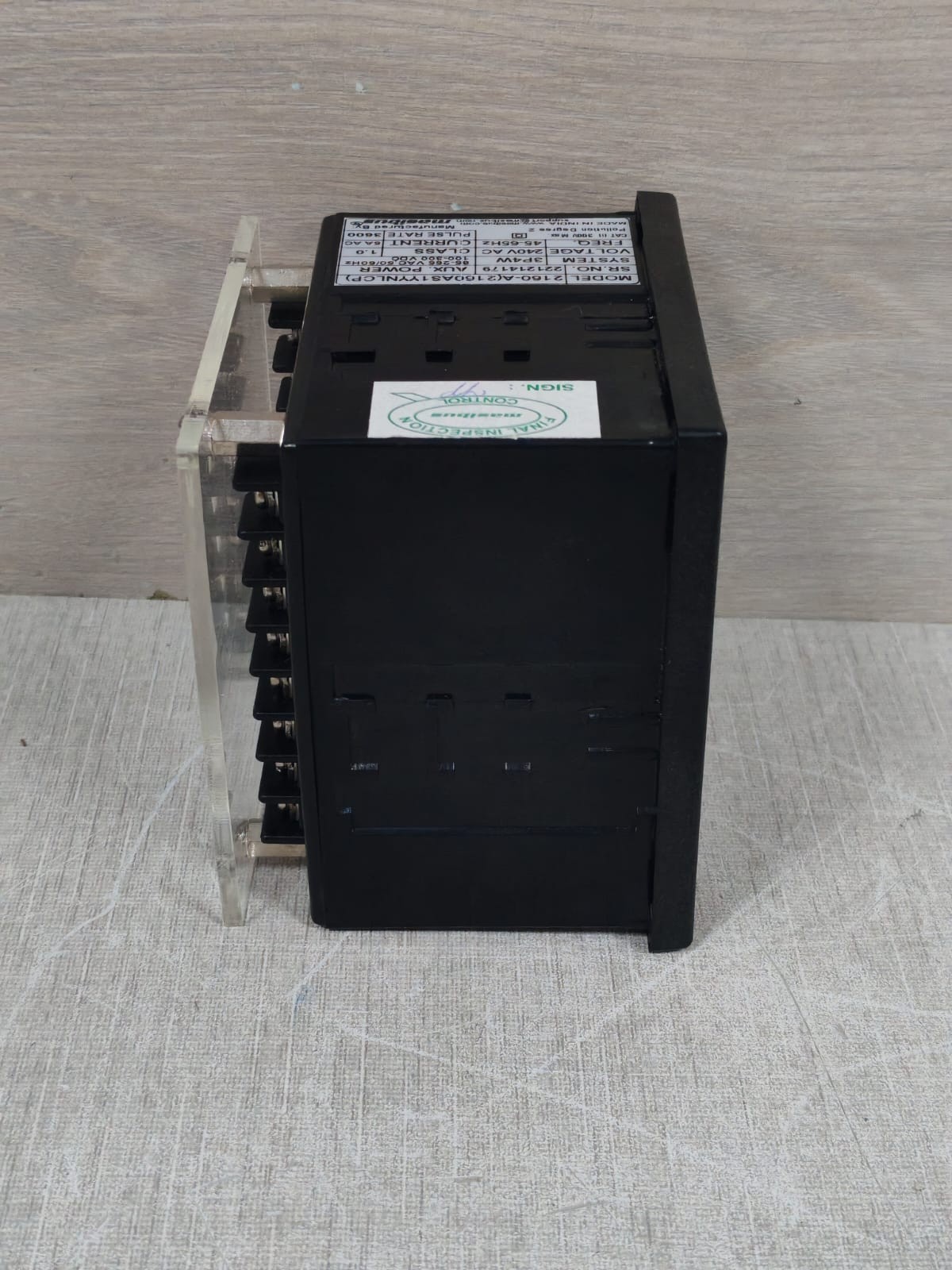 MASIBUS 2160-A / 2160-A 2160AS1SYYNLCP MASIBUS 2160-A / 2160-A 2160AS1SYYNLCP DIGITAL MULTIFUNCTION ENERGY METER 6