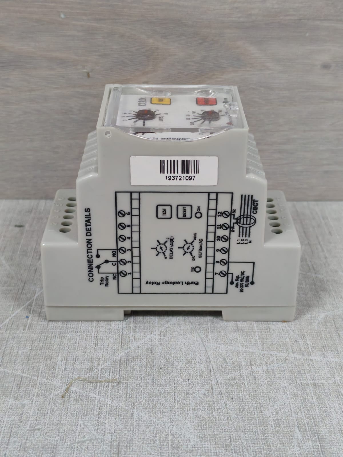 CIAM CIAM CIAM EARTH LEAKAGE RELAY 90-270VAC 10