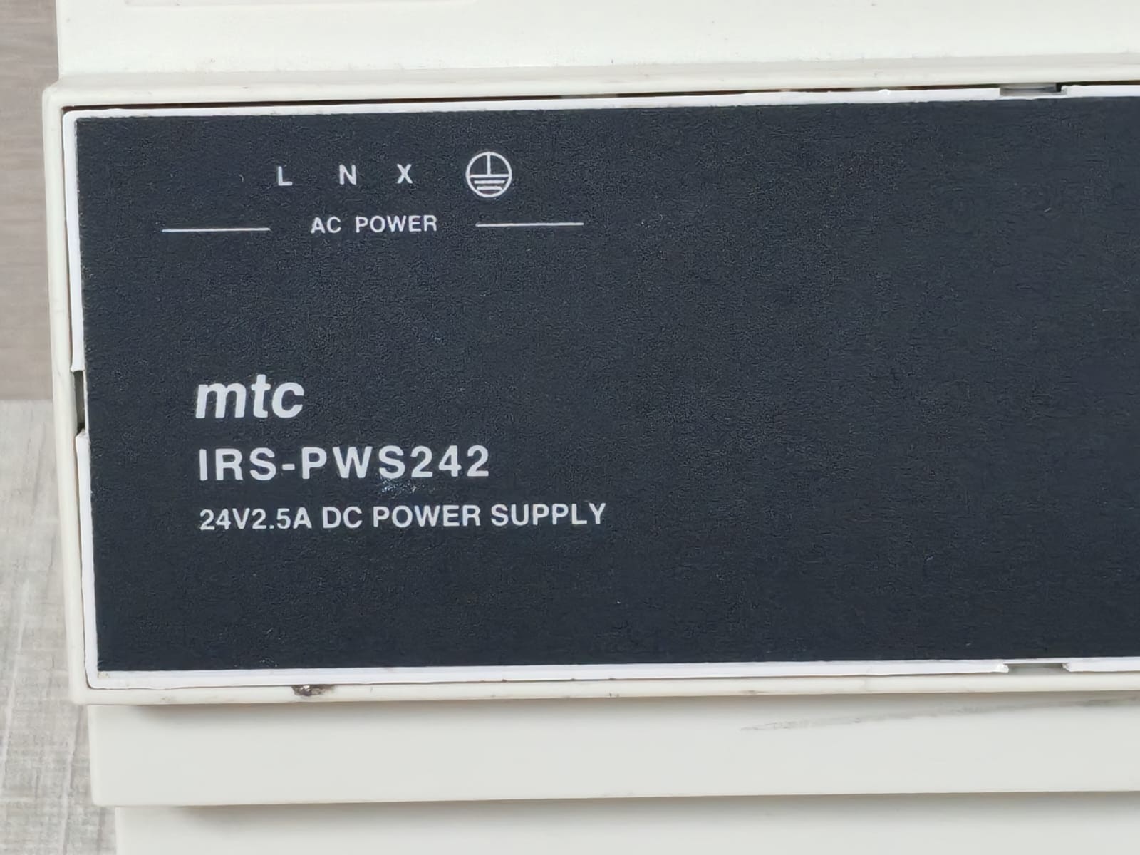 MTC IRS-PWS242 MTC IRS-PWS242 Power Supply 24V2.5A DC 2