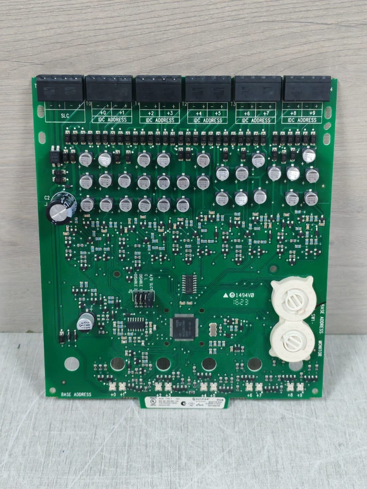 NOTIFIER BY HONEYWELL XP10-M REV.010 NOTIFIER BY HONEYWELL XP10-M REV.010 INPUT MONITOR MODULE 2