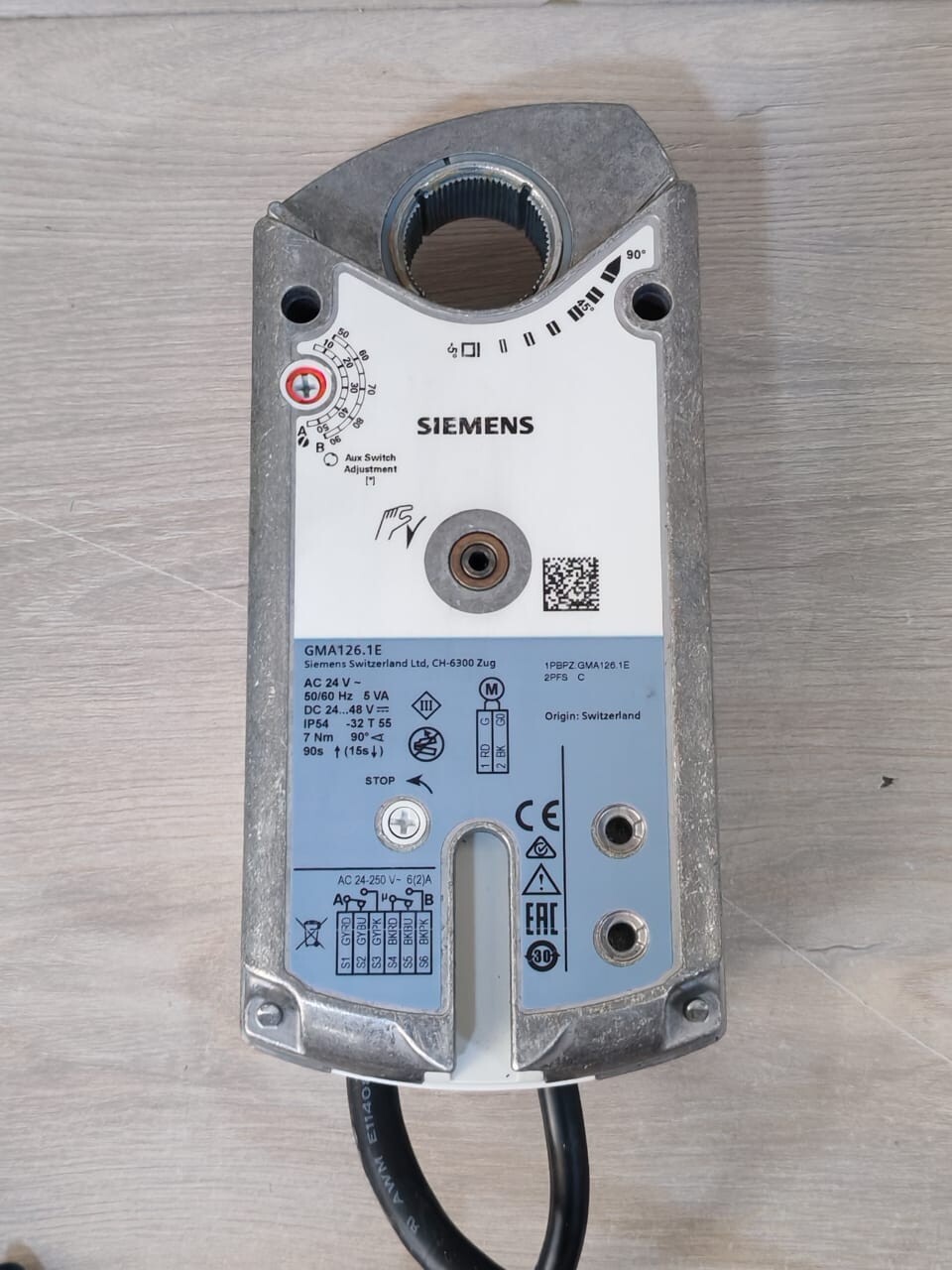 Siemens GMA126.1E Siemens GMA126.1E Damper Actuator 5