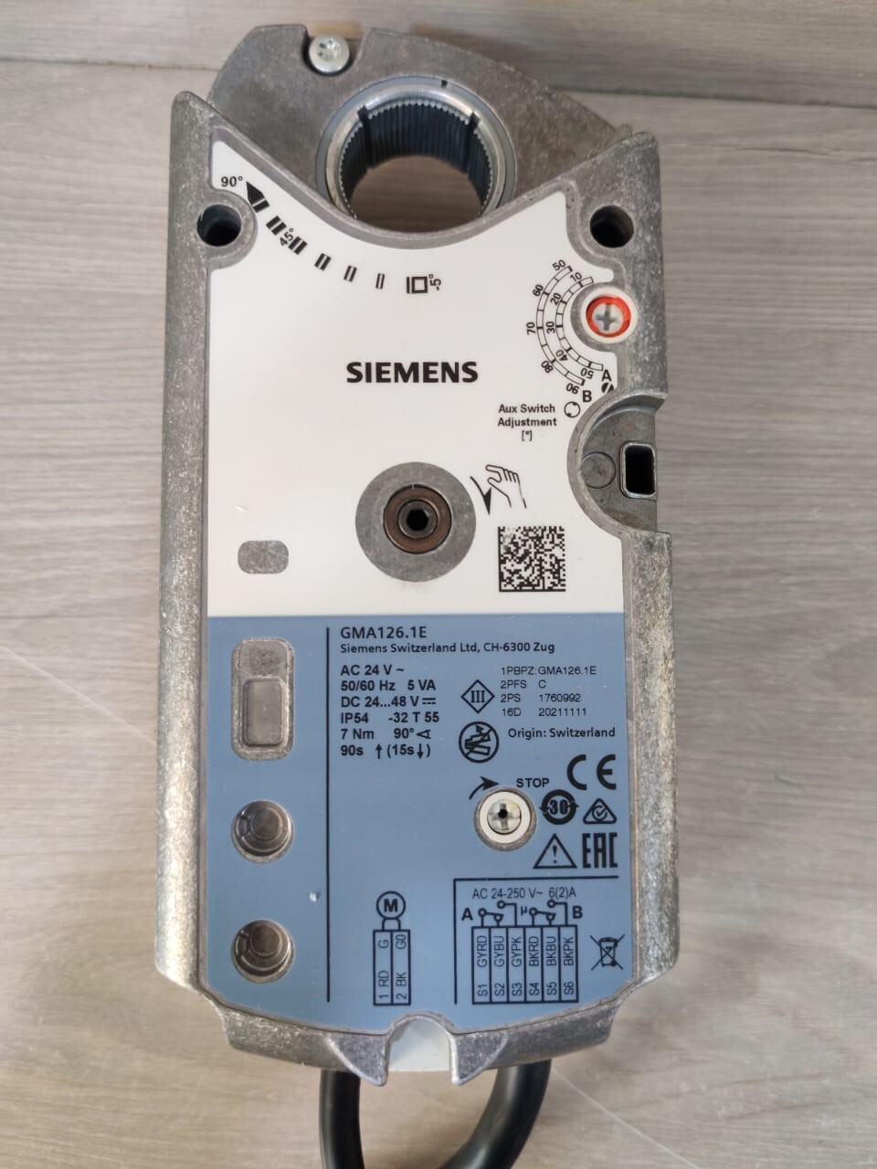 Siemens GMA126.1E Siemens GMA126.1E Damper Actuator 6