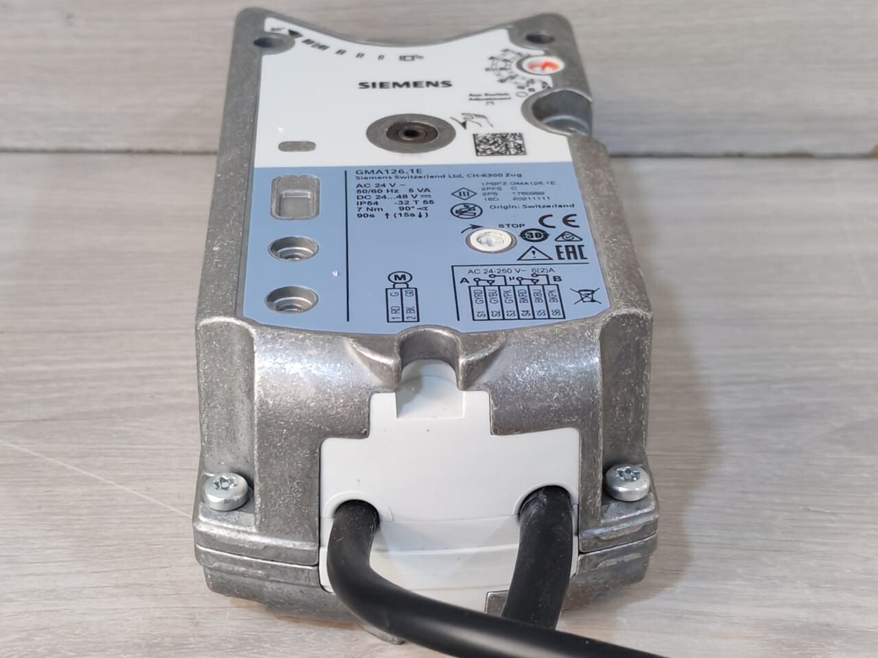 Siemens GMA126.1E Siemens GMA126.1E Damper Actuator 7