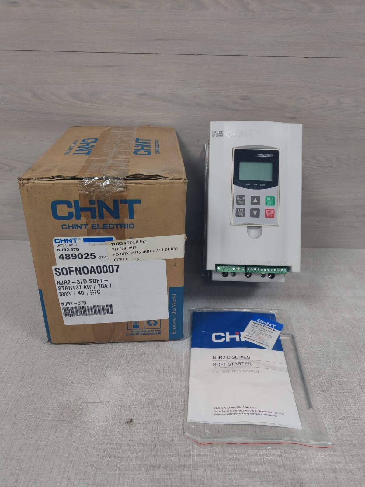 CHINT NJR2-37D SOFT STARTER 37W 70A
