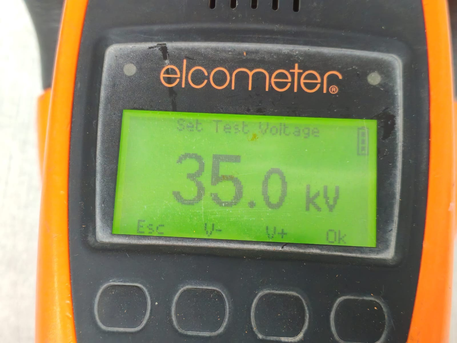 Elcometer D280-T- TB23669-000 V1.2 280 V01.53 ELCOMETER 280 P/N: D280-T- TB23669-000 V1.2 280 V01.53 HOLIDAY DETECTOR 2