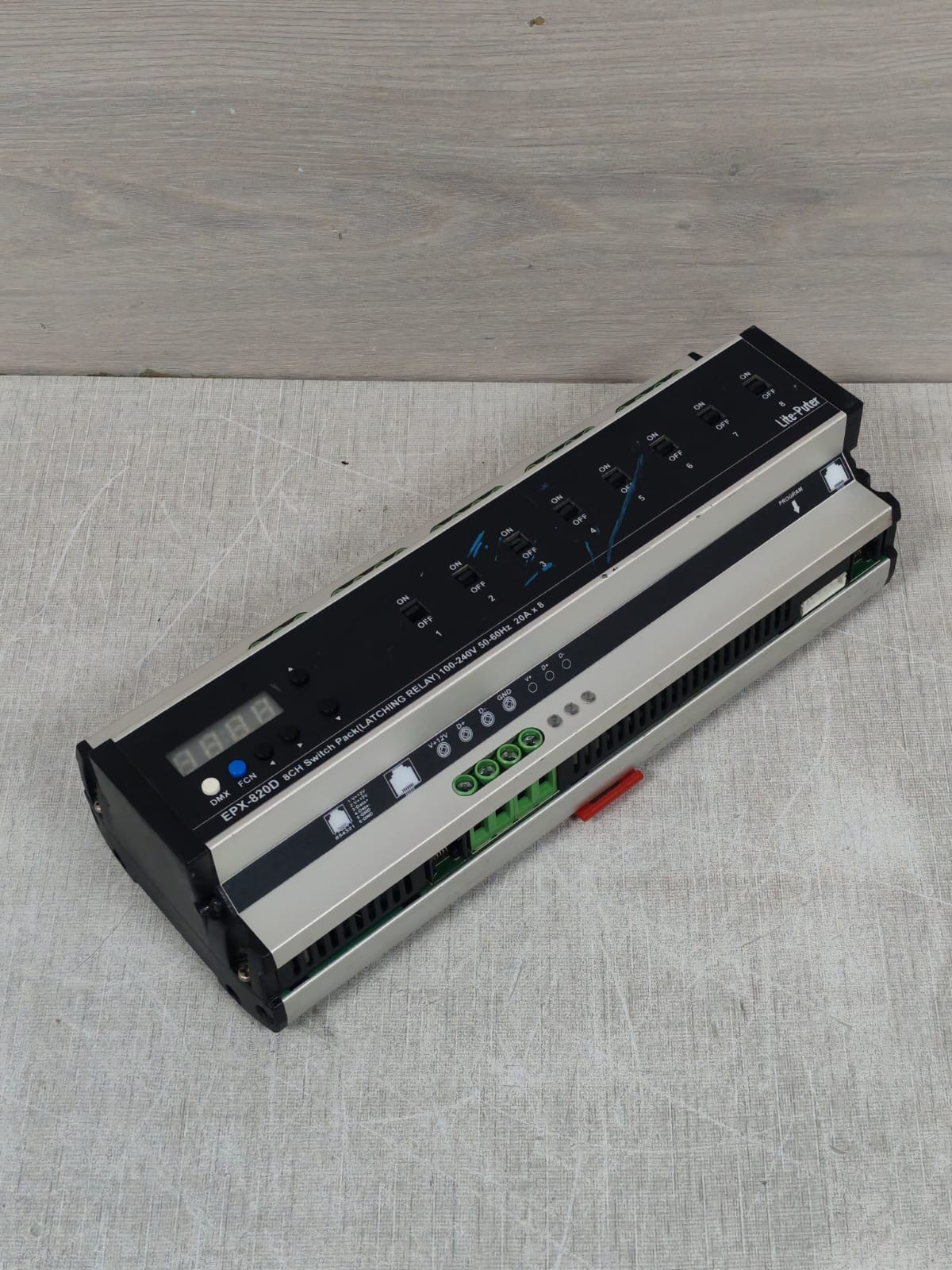 LITE-PUTER ZC13009 LITE-PUTER EPX-820D ZC13009 8CH SWITCH PACK (LATCHING RELAY) 7