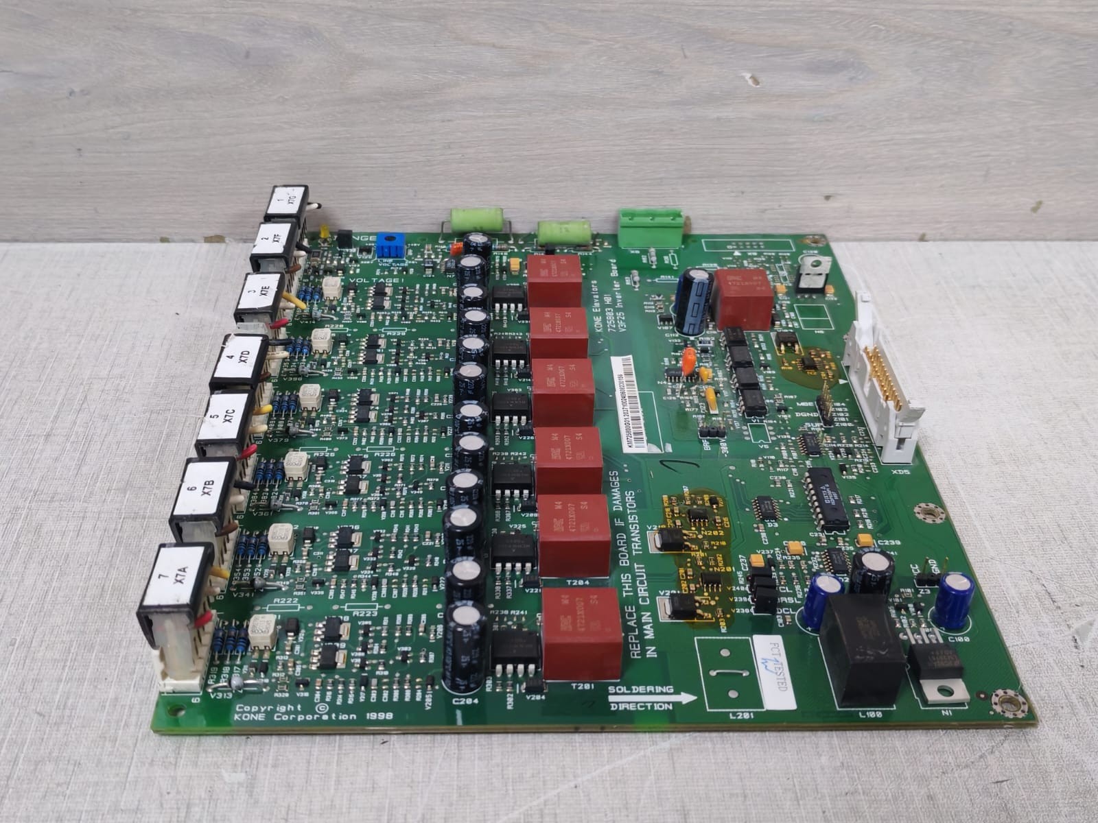 KONE KM725800G01 KONE 725803 H01 V3F25 Inverter Board KM725800G01 6