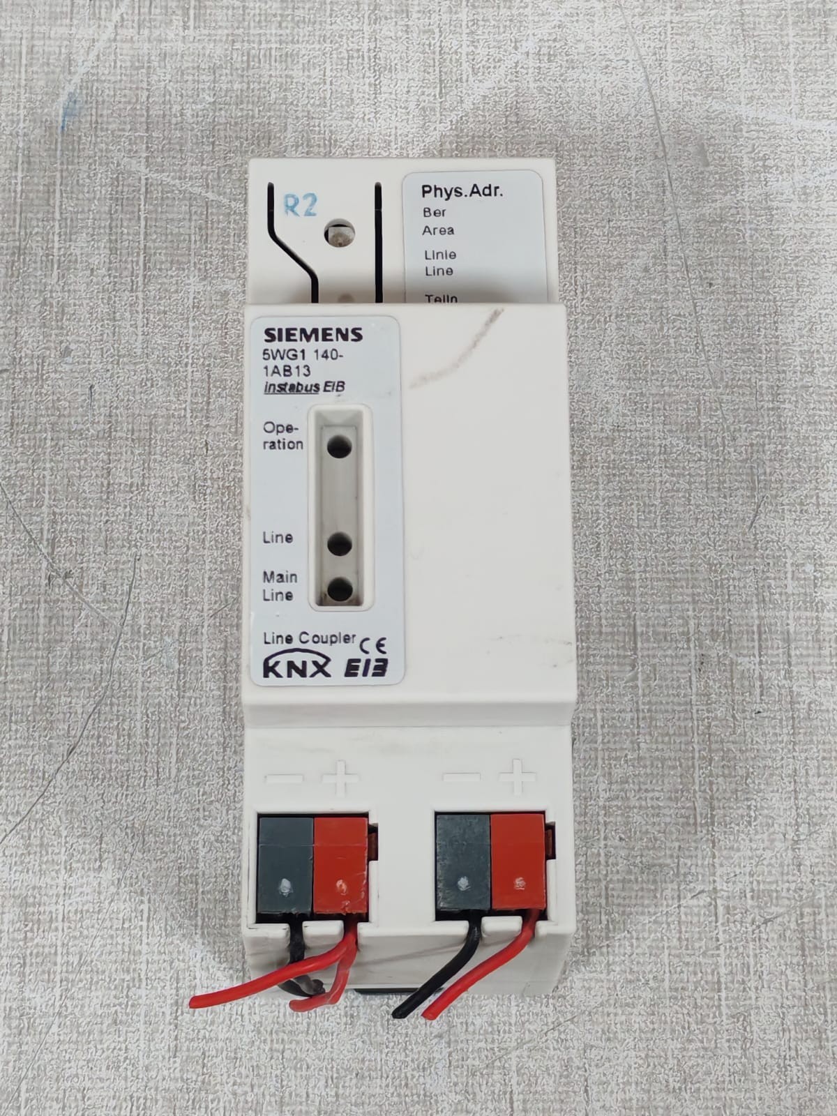 Siemens 5WG1 140-1AB13 SIEMENS 5WG1 140-1AB13 INSTABUS EIB LINE COUPLER 10