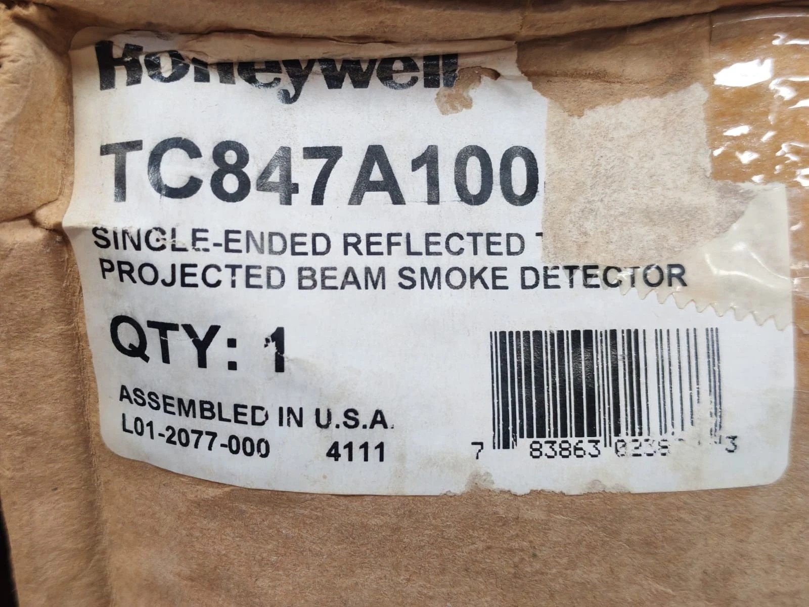 Honeywell TC847A1004 HONEYWELL TC847A1004 Projected Beam Smoke Detector 2