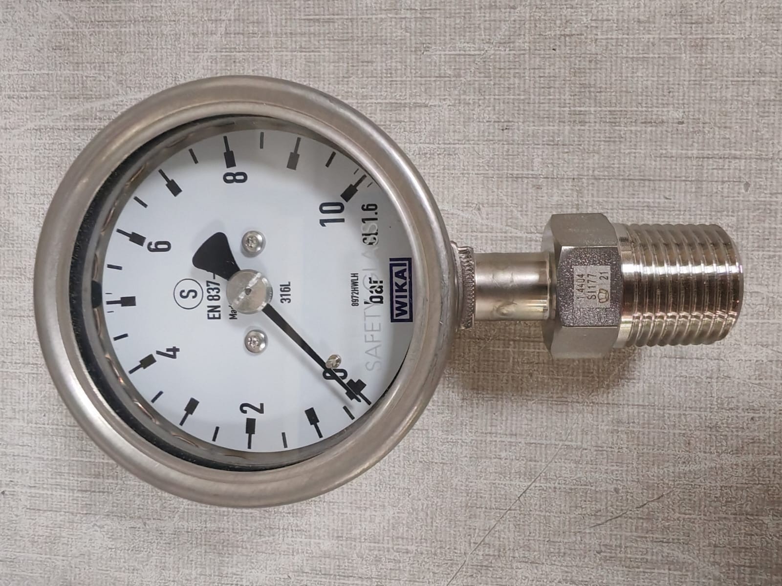 WIKA WIKA-232 WIKA 232.30.063 Pressure Gauge 2