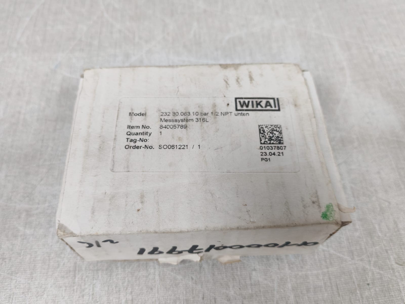 WIKA WIKA-232 WIKA 232.30.063 Pressure Gauge 8