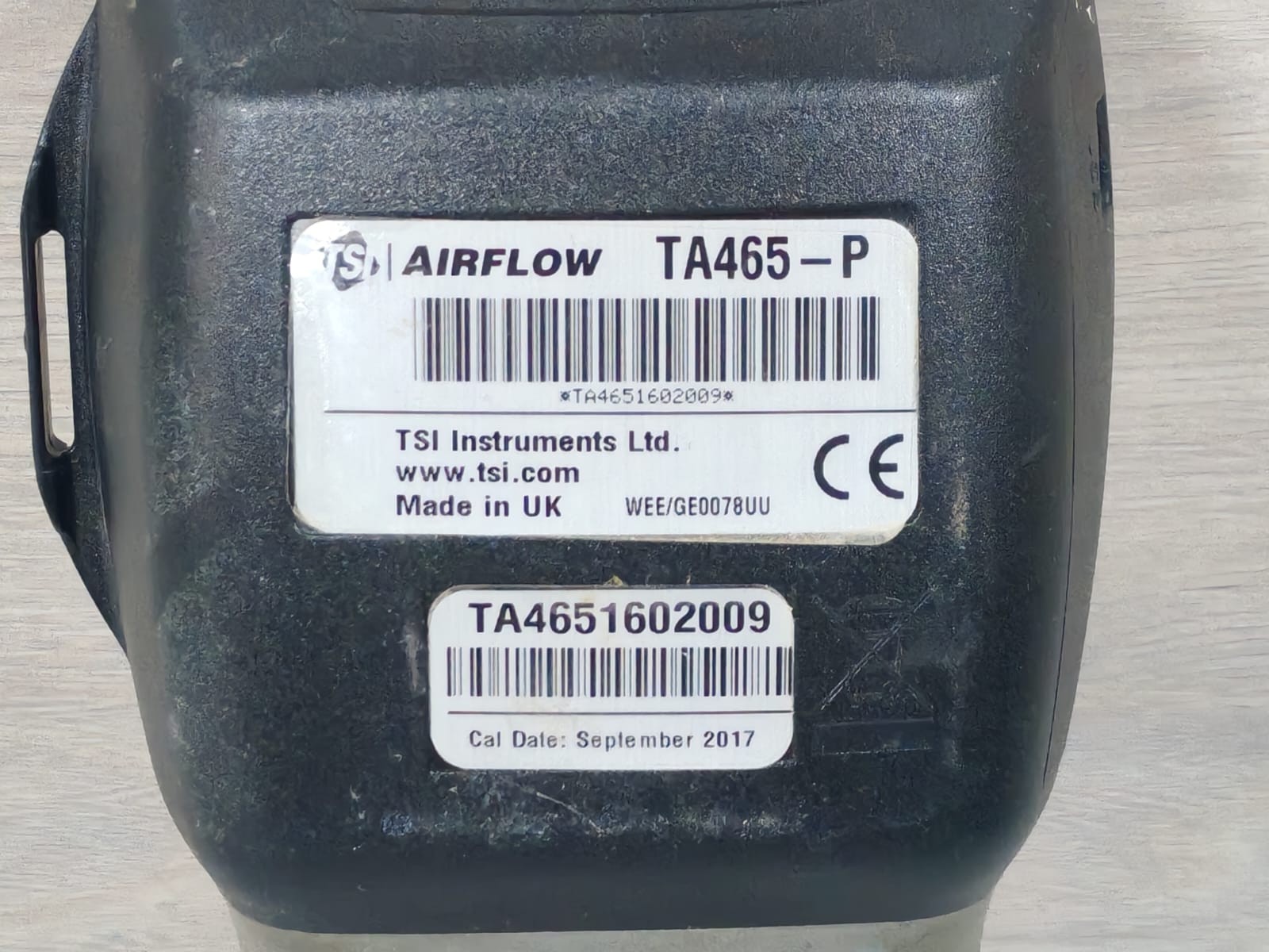 TSI TA465-P TSI Airflow Instruments TA465-P Multi-Function Ventilation REV 3.09.1 8