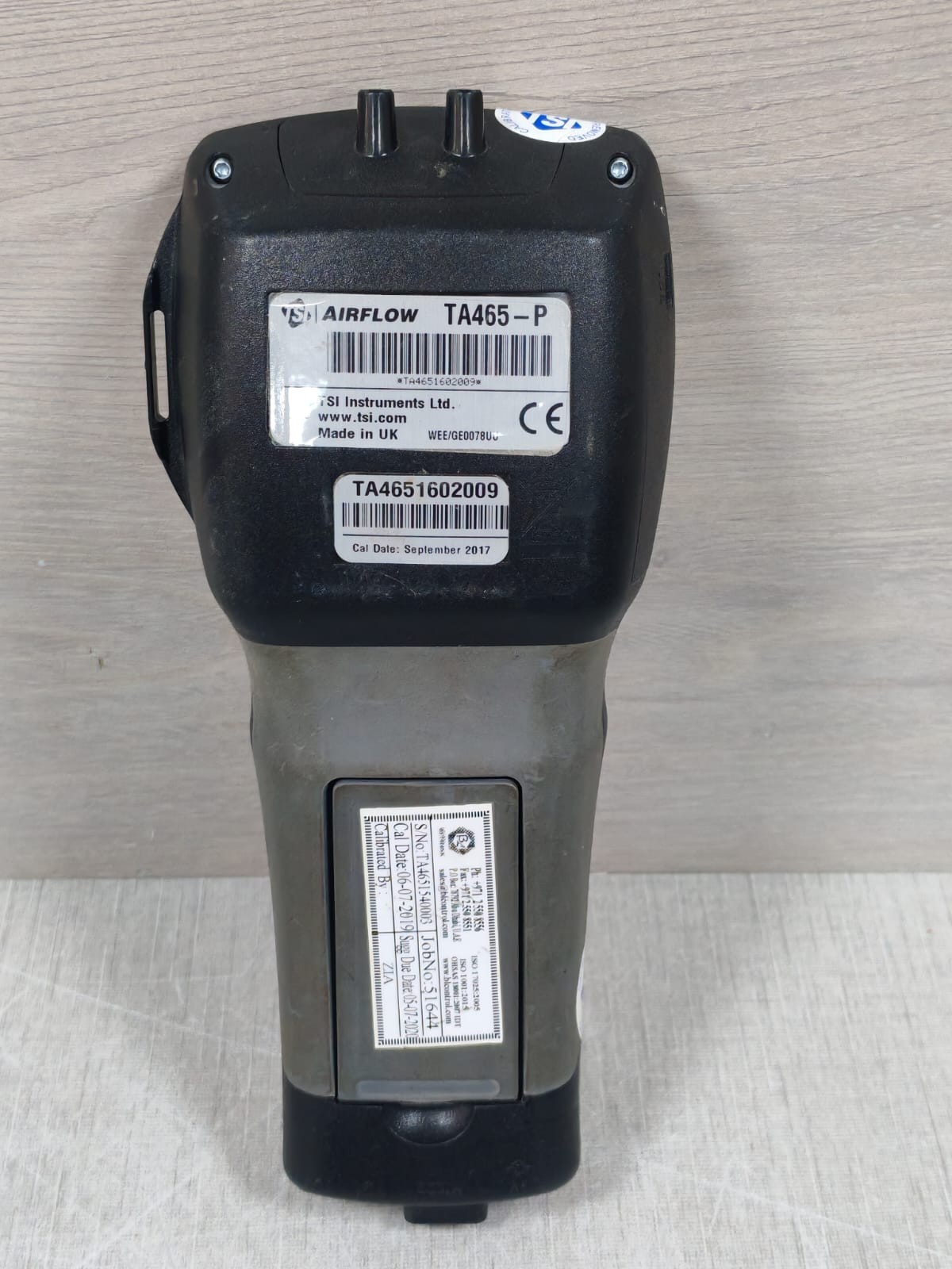 TSI TA465-P TSI Airflow Instruments TA465-P Multi-Function Ventilation REV 3.09.1 9