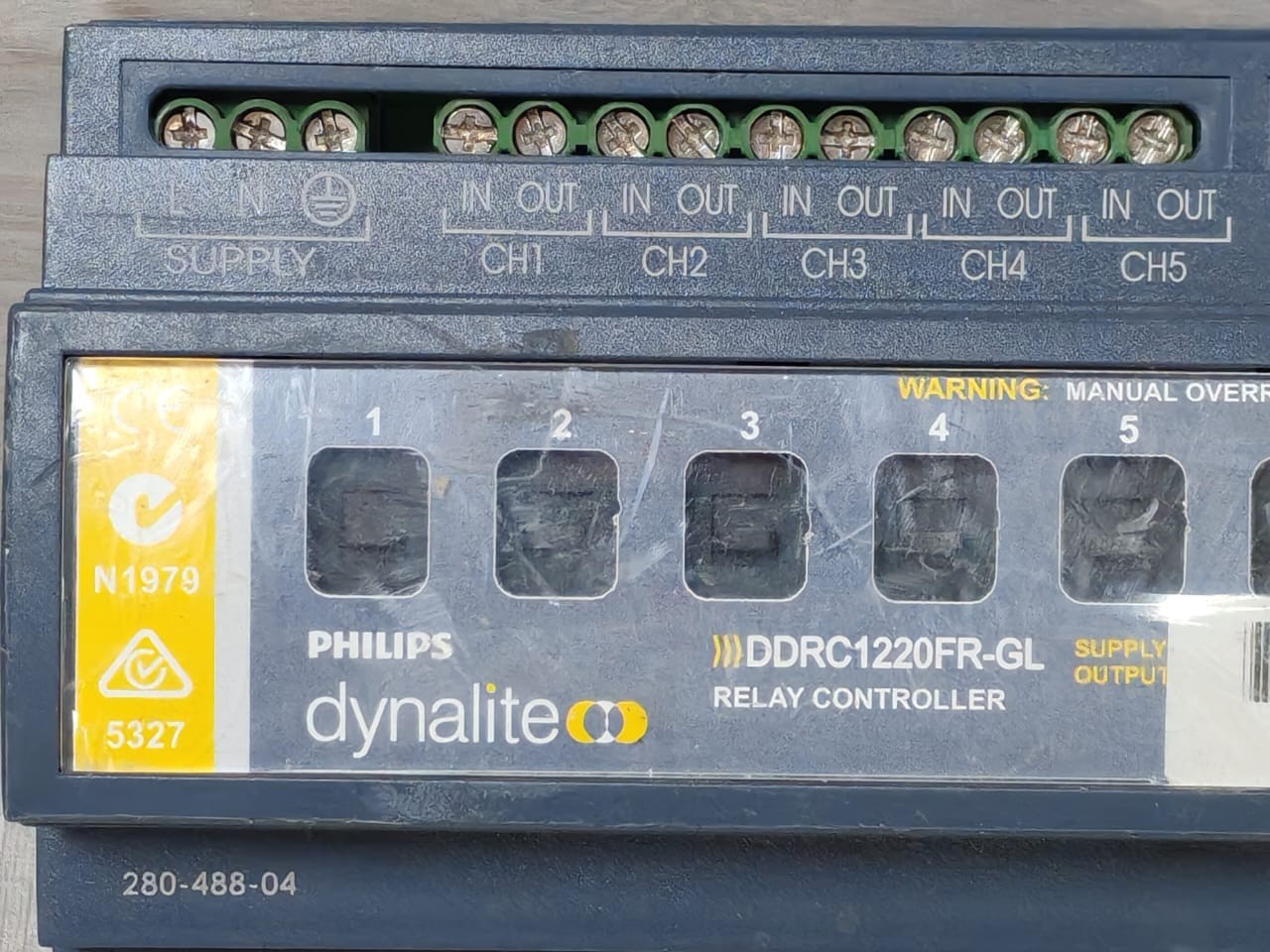 Philips DDRC1220FR-GL Philips Dynalite DDRC1220FR-GL Relay Controller 2