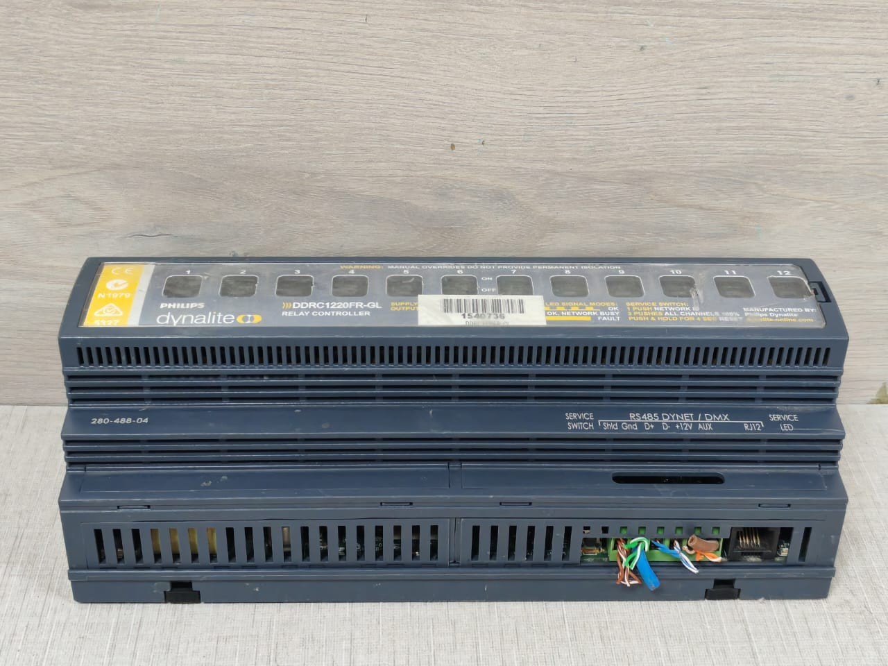 Philips DDRC1220FR-GL Philips Dynalite DDRC1220FR-GL Relay Controller 4