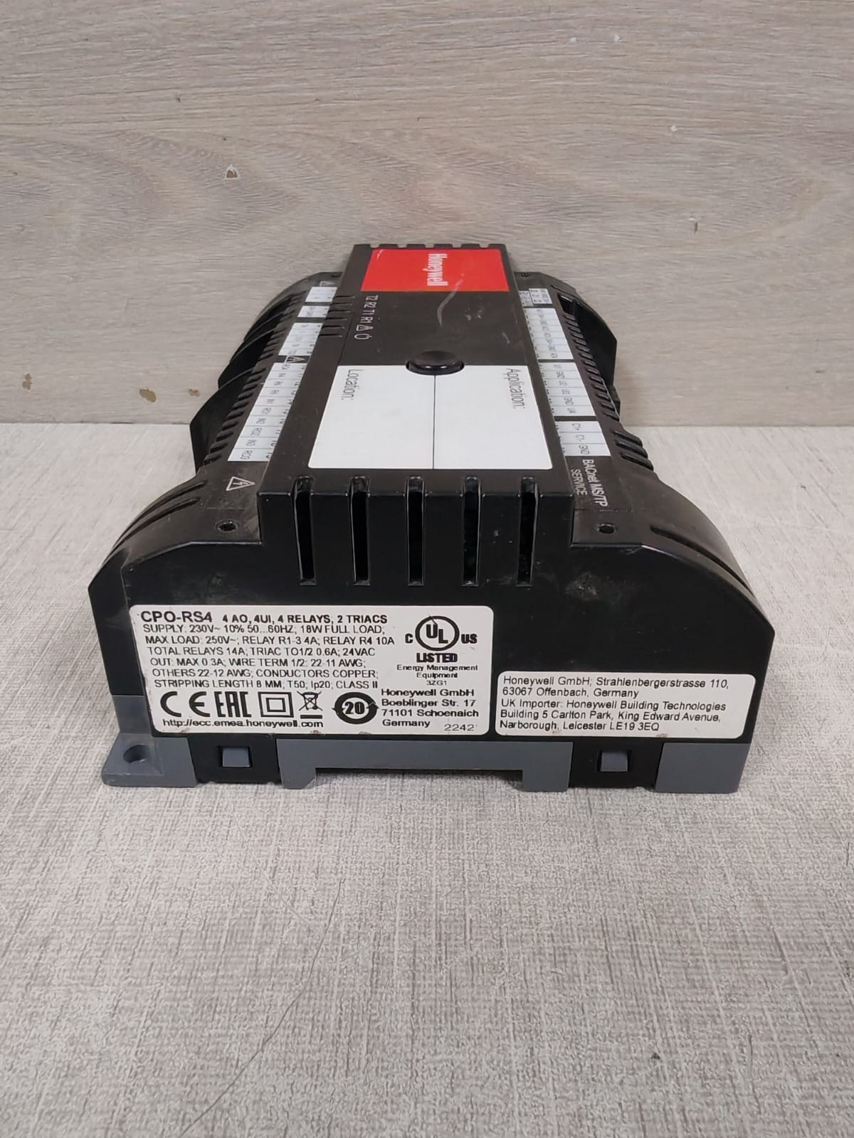 Honeywell HONEYWELL CPO-RS4 HONEYWELL CPO-RS4 4AO 4UI 4 RELAYS 2 TRIACS 5