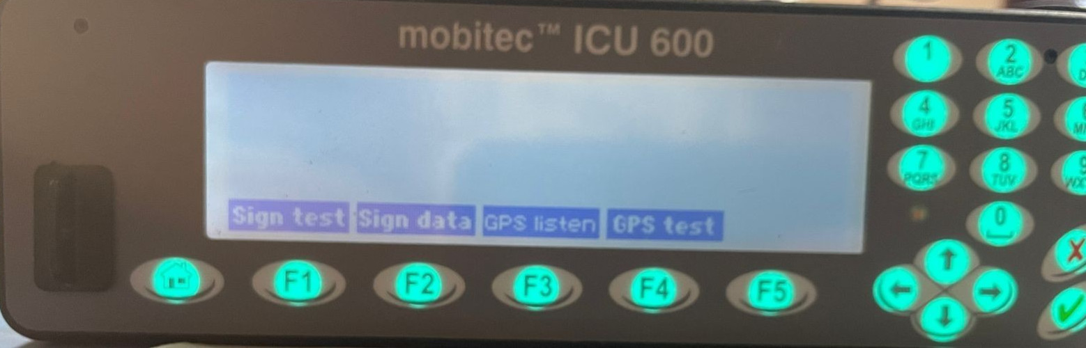 MOBITEC ICU 600 CU331632 ELECTRONIC CONTROL UNIT