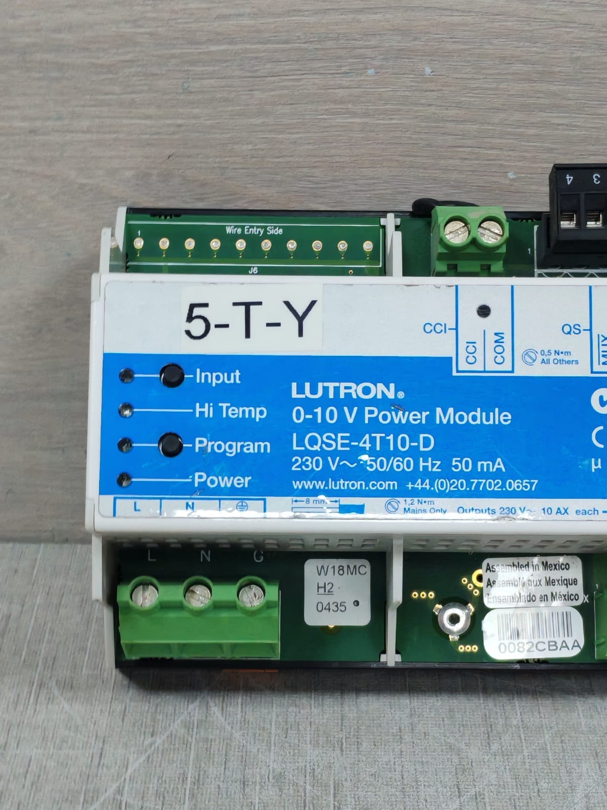 Lutron LQSE-4T10-D LUTRON LQSE-4T10-D 0-10 POWER MODULE 230V 4