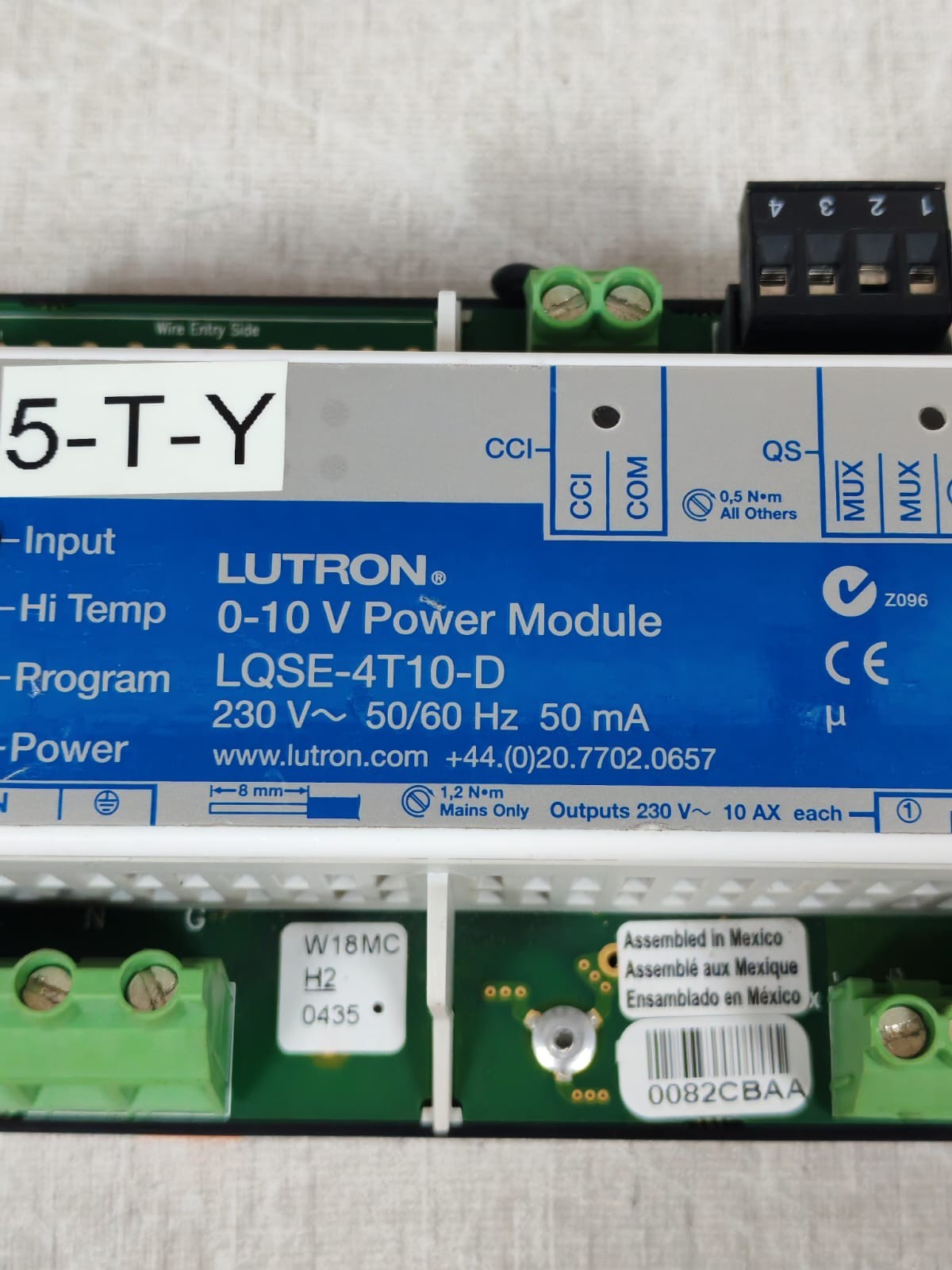 Lutron LQSE-4T10-D LUTRON LQSE-4T10-D 0-10 POWER MODULE 230V 5