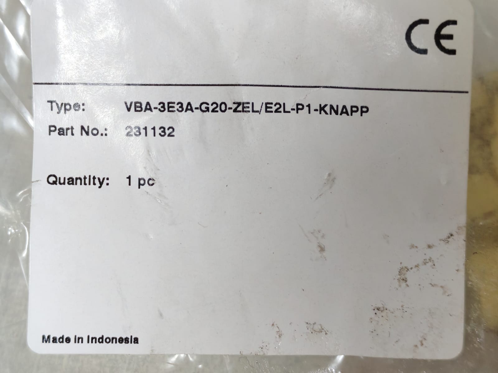 UNKNOWN G20-ZEL/E2L-P1-KNAPP VBA-3E3A-G20-ZEL/E2L-P1-KNAPP AS-Interface I/O module 4001274 9