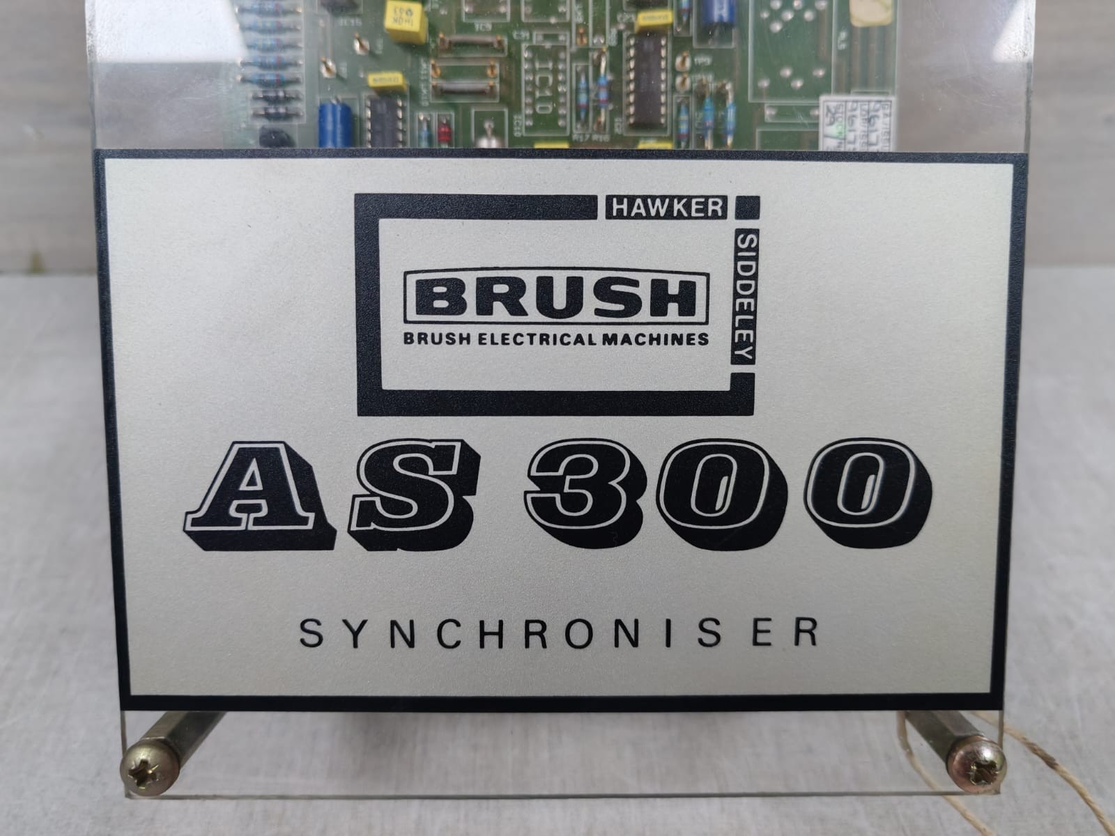 BRUSH AS300 BRUSH ELECTRICAL MACHINES AS300 Synchroniser 2