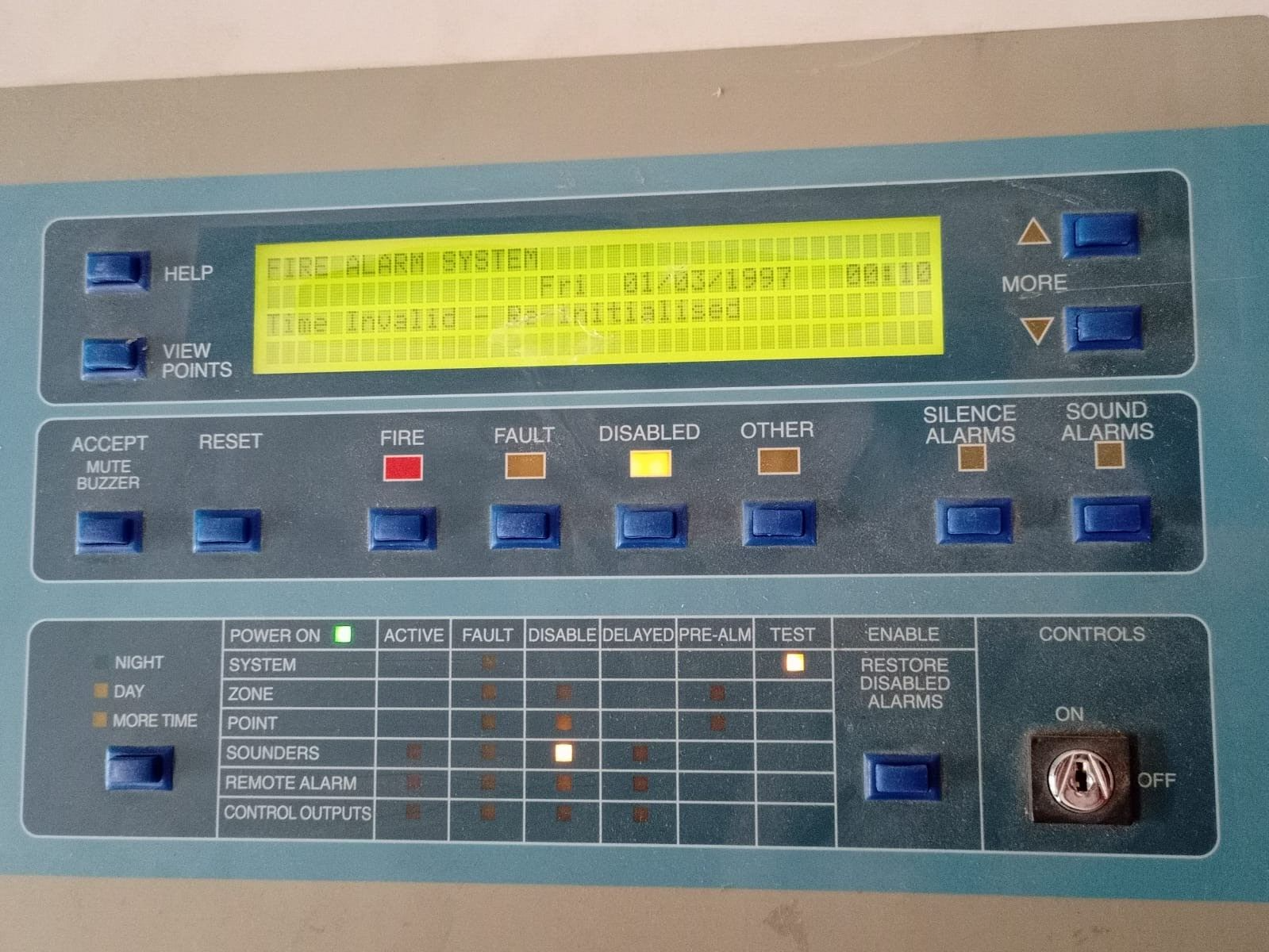 Ziton ZP3 ZITON ZP3 Fire Alarm Panel MB2C-230V-4L / 80803.205 WITH KEY 3