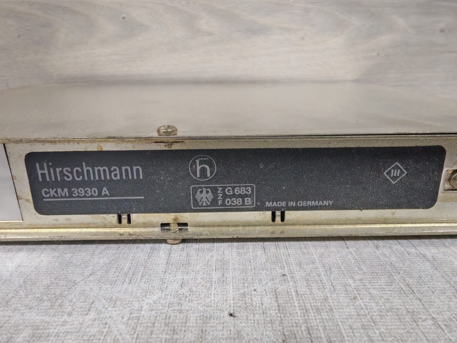 Hirschmann CKM-3930 HIRSCHMANN CKM 3930 A 2
