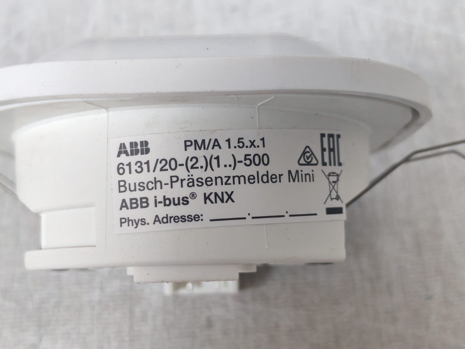 ABB 2CKA006132A0342 ABB 6131/20-24-500 2CKA006132A0342 I-BUS MINI PRESENCE DETECTOR KNX 7